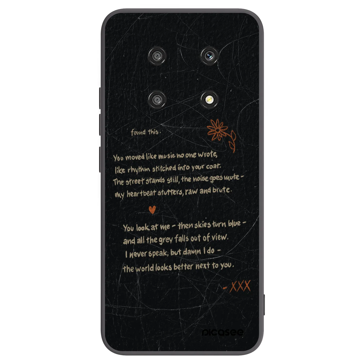 Picasee fekete szilikon tok az alábbi mobiltelefonokra Honor Magic4 Lite 5G - POET