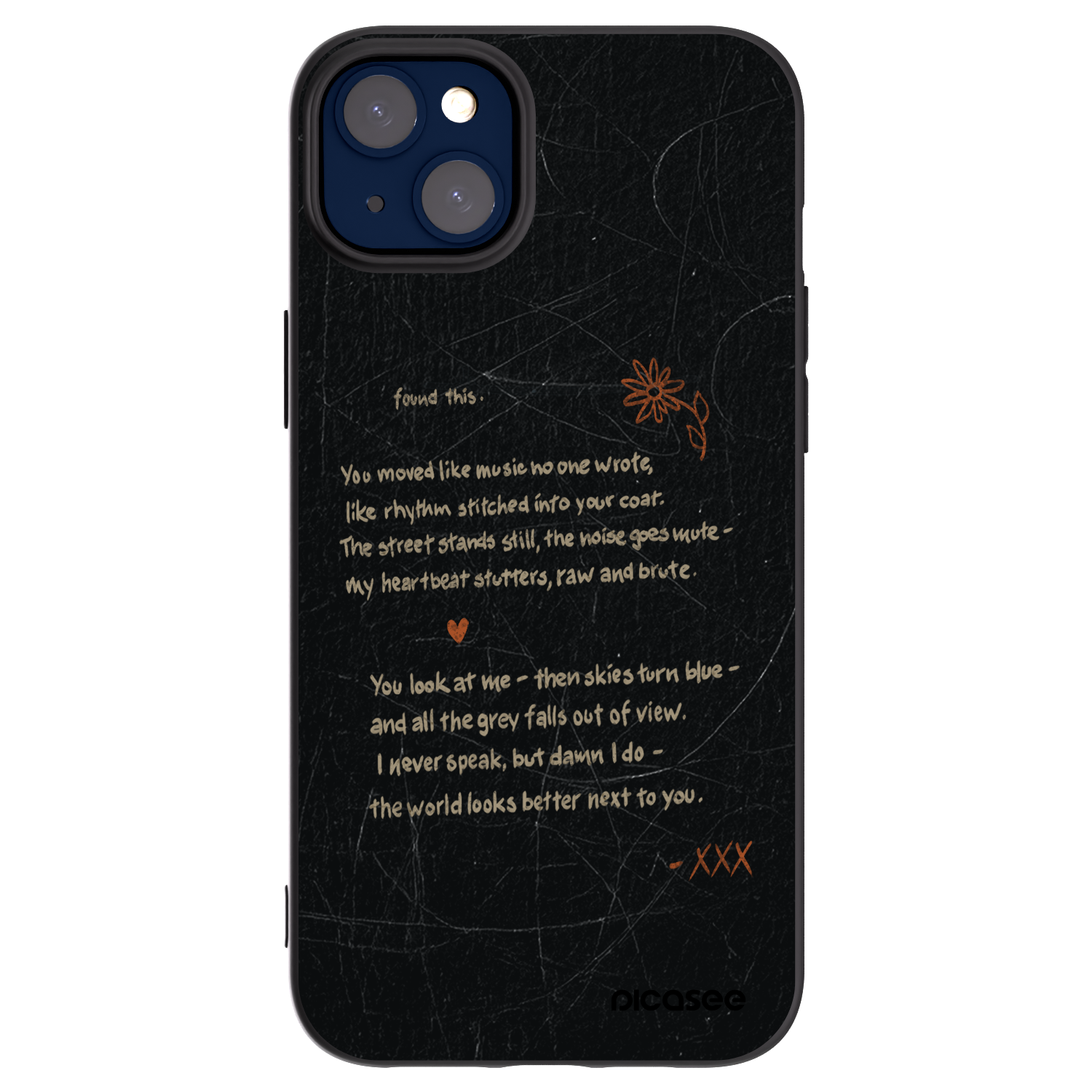 Picasee fekete szilikon tok az alábbi mobiltelefonokra Apple iPhone 14 Plus - POET