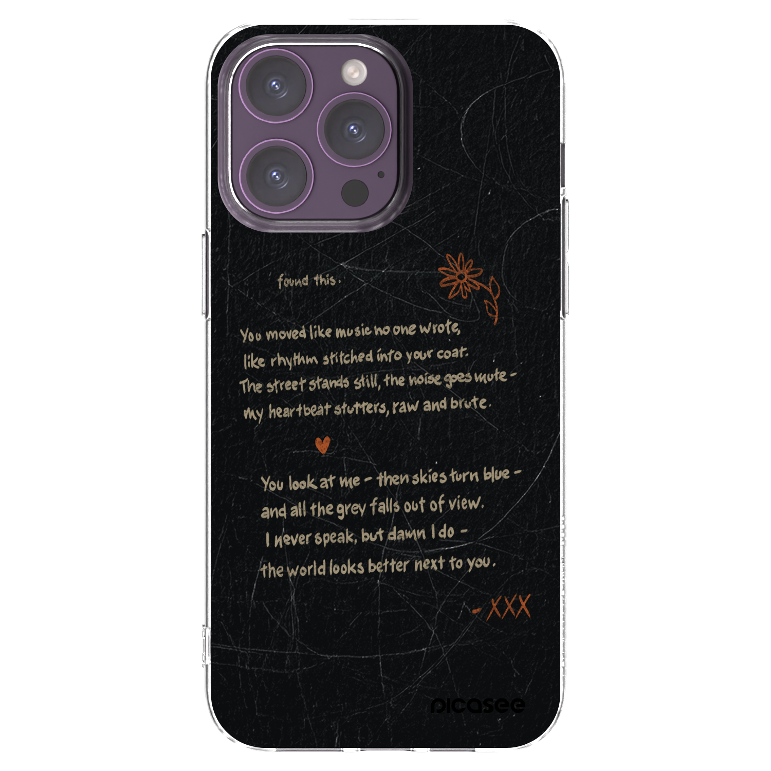 Picasee átlátszó szilikon tok az alábbi mobiltelefonokra Apple iPhone 14 Pro Max - POET