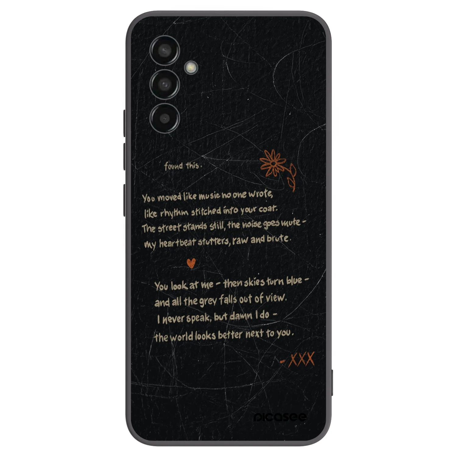 Picasee fekete szilikon tok az alábbi mobiltelefonokra Samsung Galaxy M13 M135F - POET