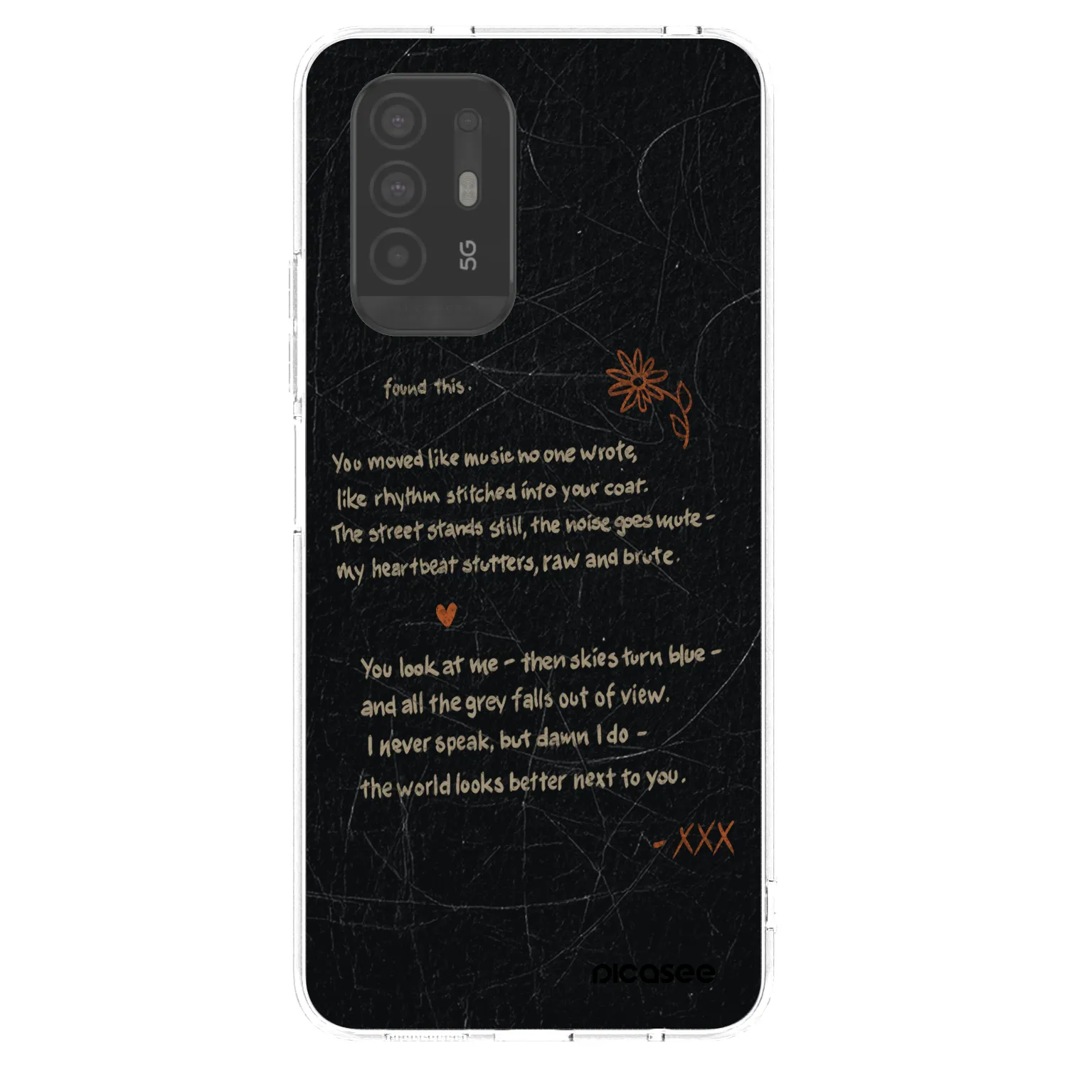 Picasee átlátszó szilikon tok az alábbi mobiltelefonokra OPPO A94 5G - POET