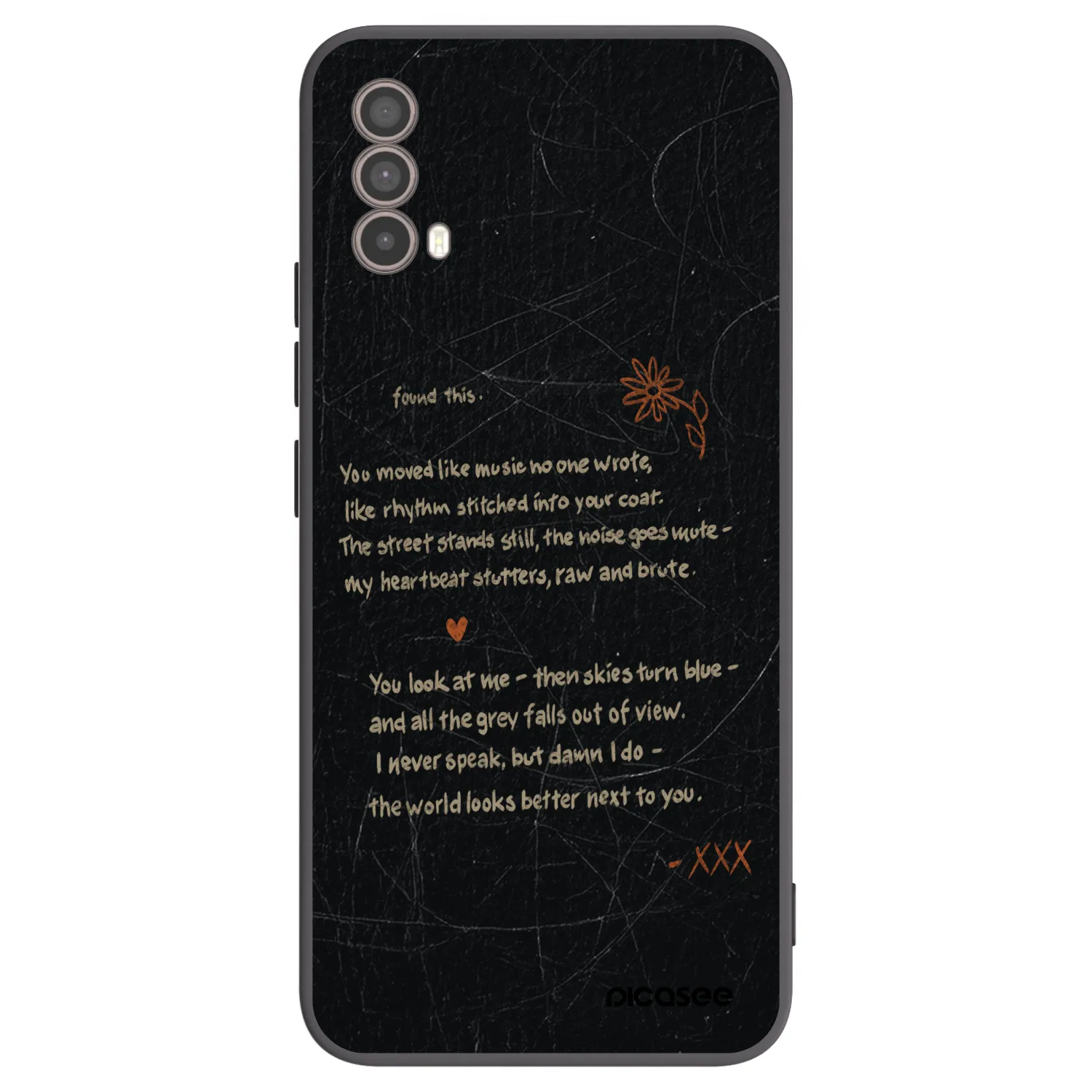 Picasee fekete szilikon tok az alábbi mobiltelefonokra Motorola Moto E40 - POET