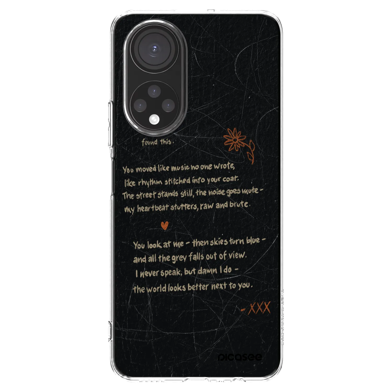 Picasee átlátszó szilikon tok az alábbi mobiltelefonokra Honor X7 - POET