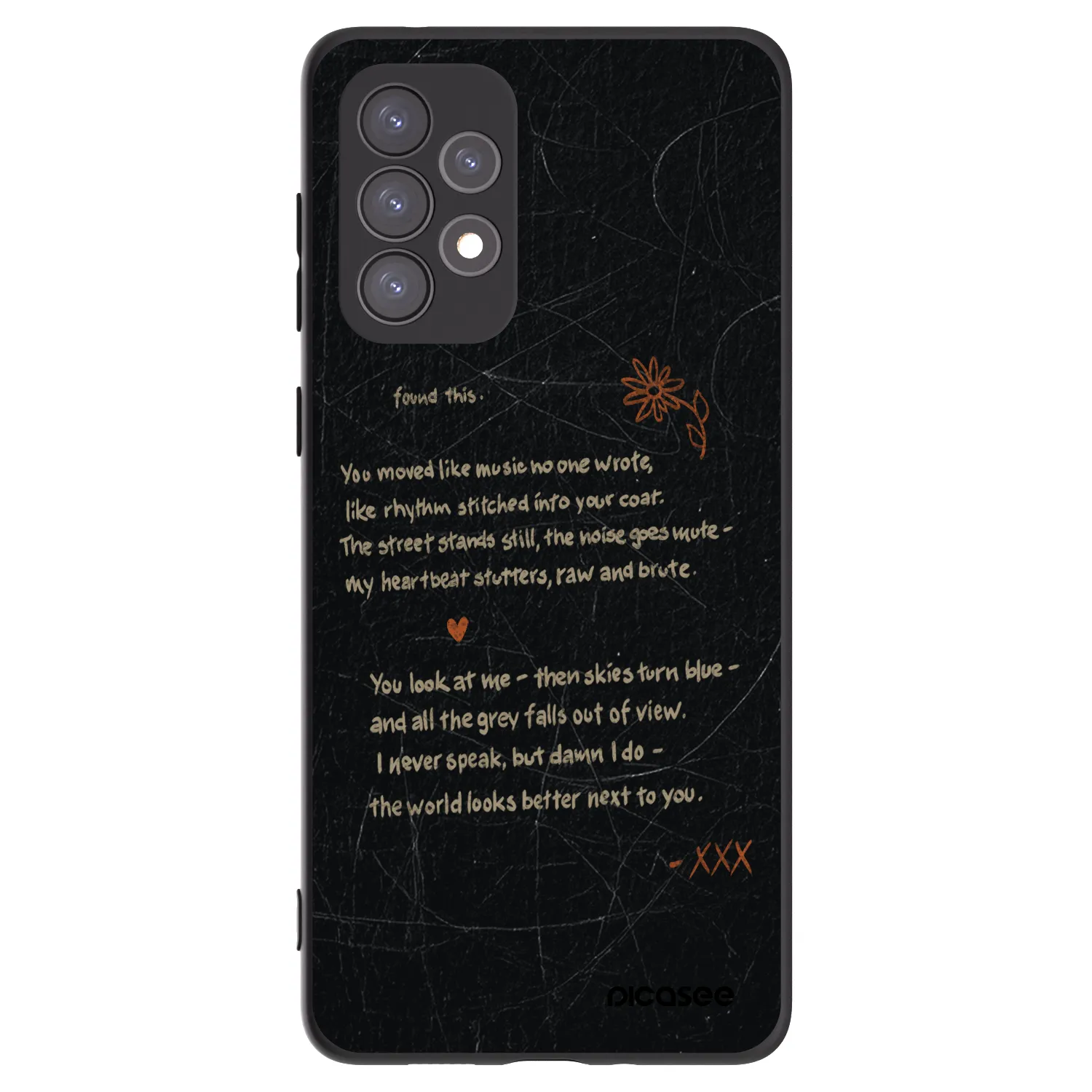 Picasee fekete szilikon tok az alábbi mobiltelefonokra Samsung Galaxy A73 5G - POET