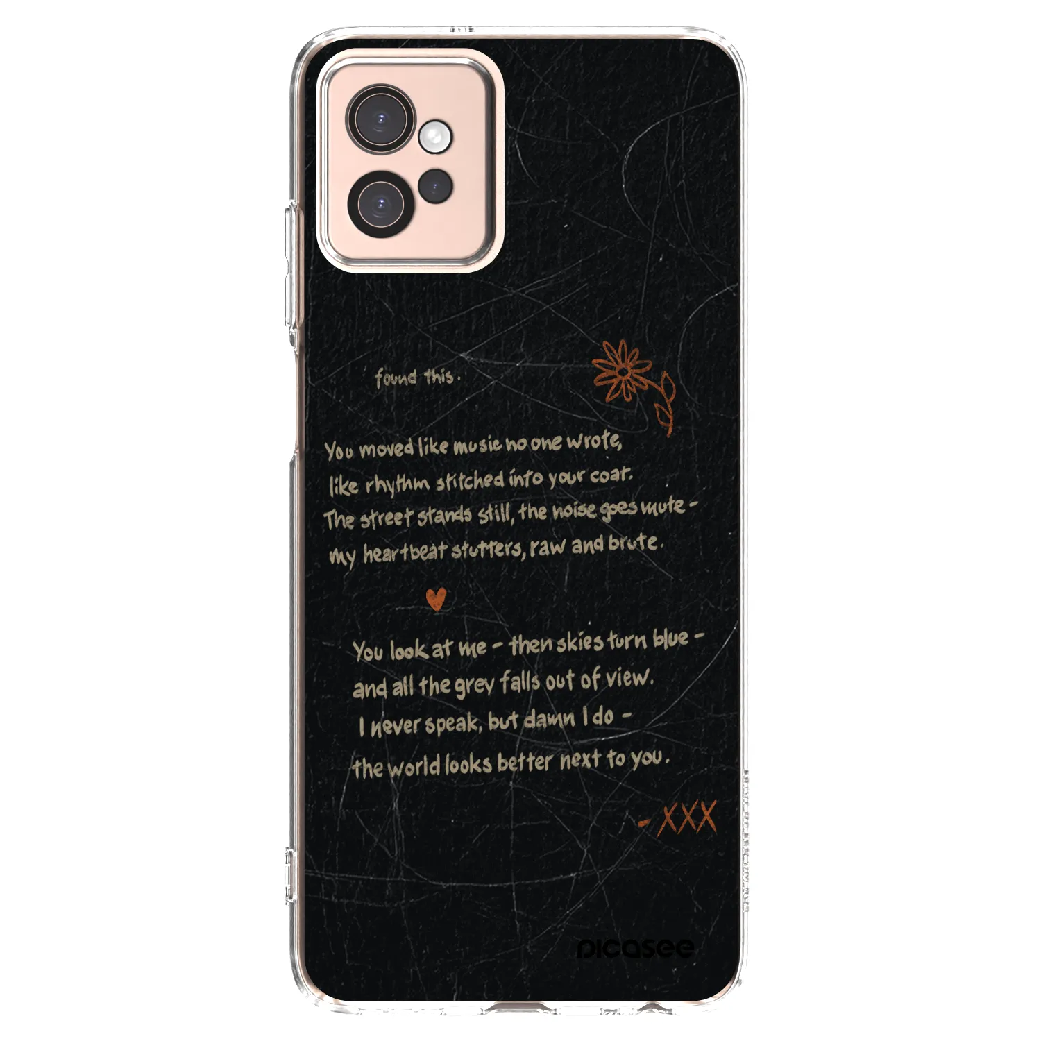 Picasee átlátszó szilikon tok az alábbi mobiltelefonokra Motorola Moto G32 - POET