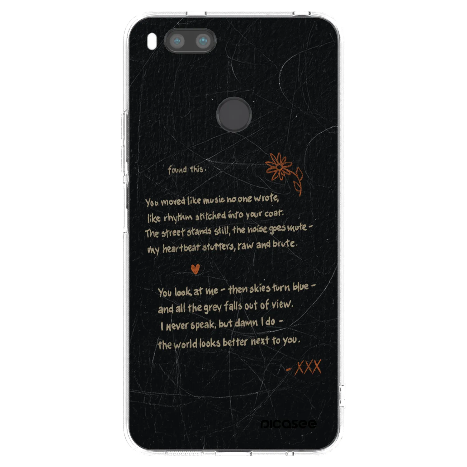 Picasee átlátszó szilikon tok az alábbi mobiltelefonokra Xiaomi Redmi A1 - POET