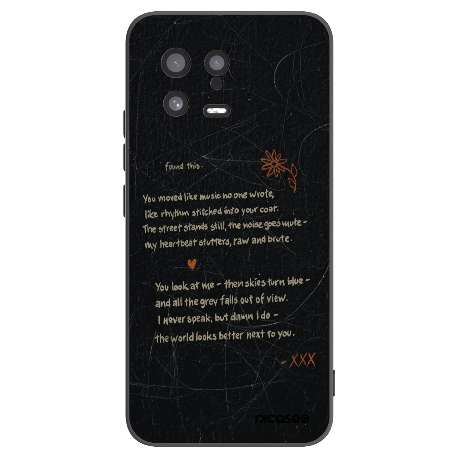 Picasee fekete szilikon tok az alábbi mobiltelefonokra Xiaomi 13 - POET