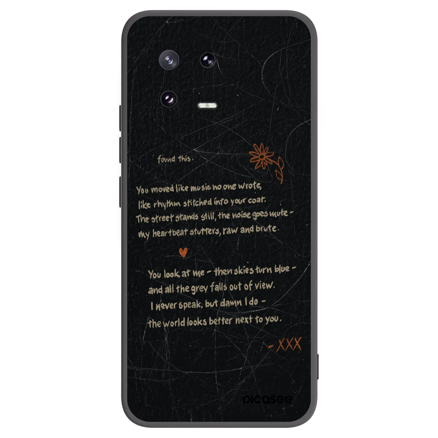 Picasee fekete szilikon tok az alábbi mobiltelefonokra Xiaomi 13 Pro - POET