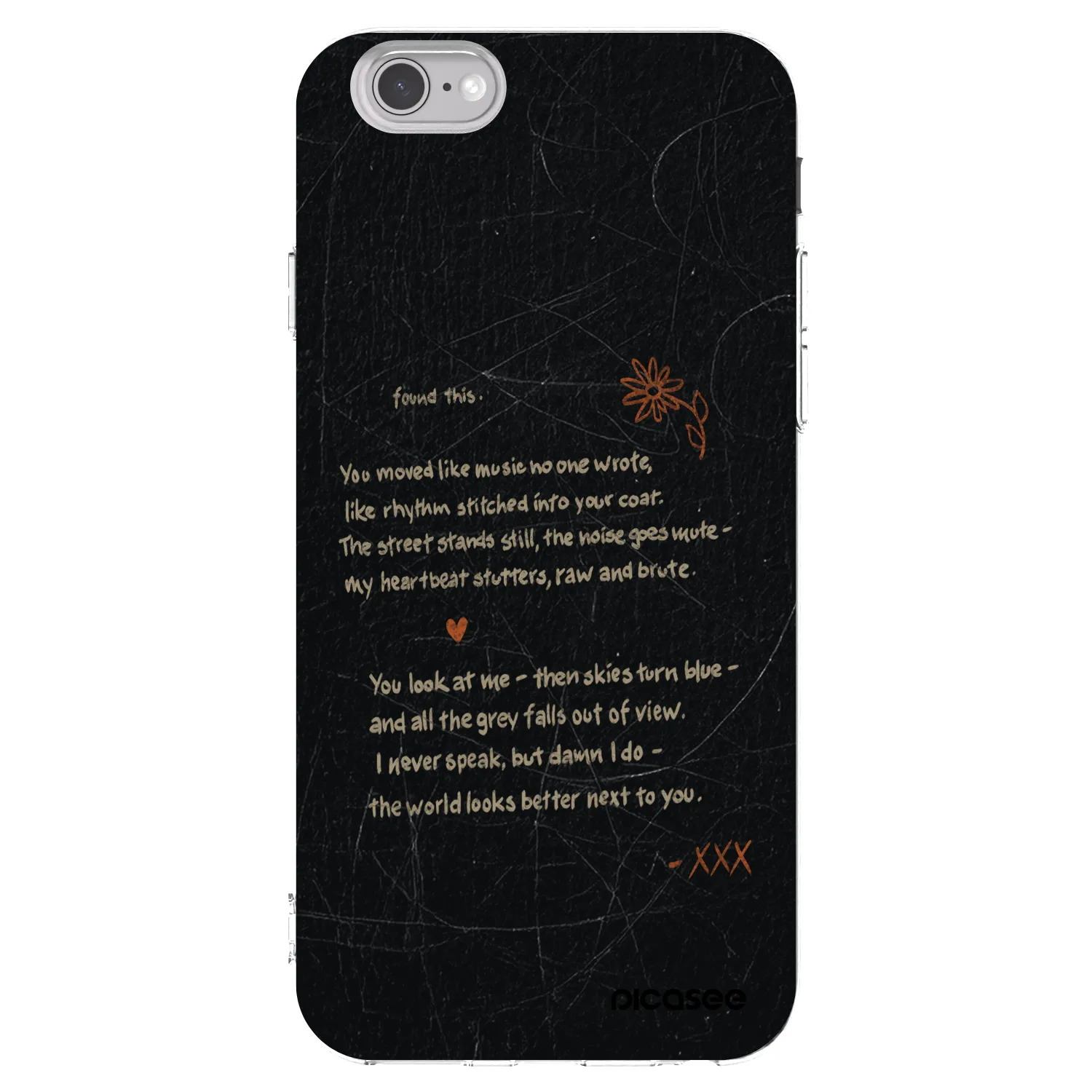 Picasee átlátszó szilikon tok az alábbi mobiltelefonokra Apple iPhone 6/6S - POET