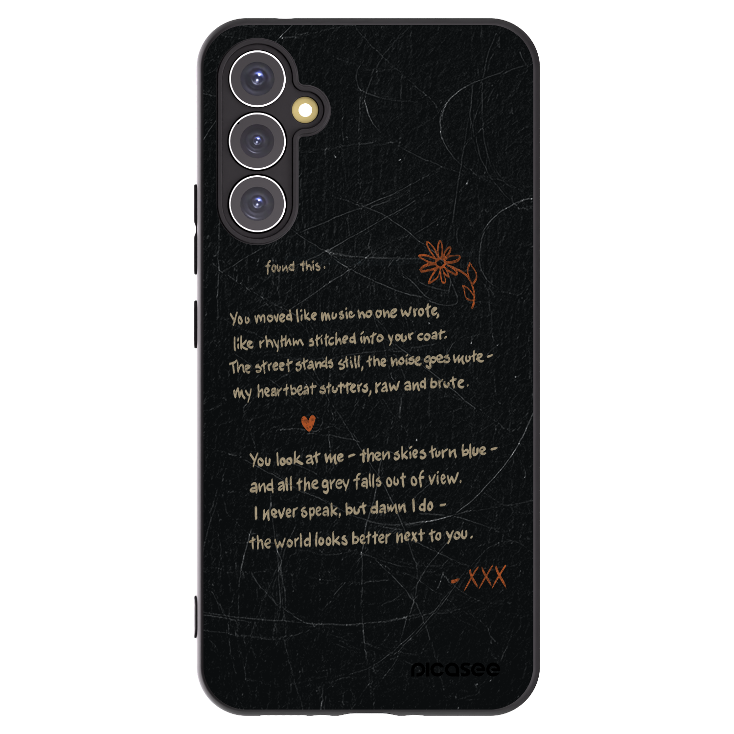 Picasee fekete szilikon tok az alábbi mobiltelefonokra Samsung Galaxy A34 5G A346B - POET