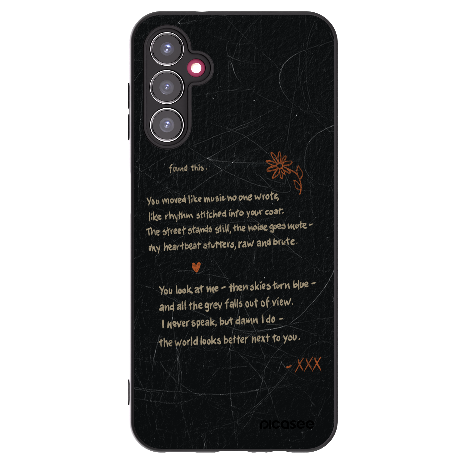 Picasee fekete szilikon tok az alábbi mobiltelefonokra Samsung Galaxy A14 5G A146P - POET