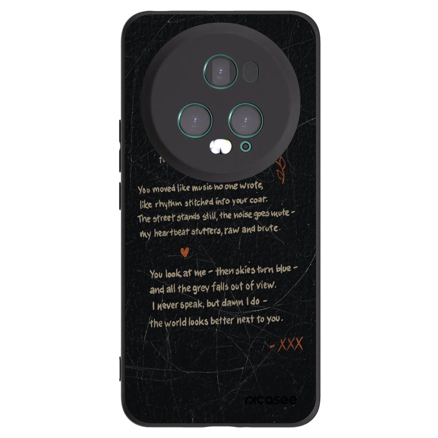 Picasee fekete szilikon tok az alábbi mobiltelefonokra Honor Magic5 Pro - POET