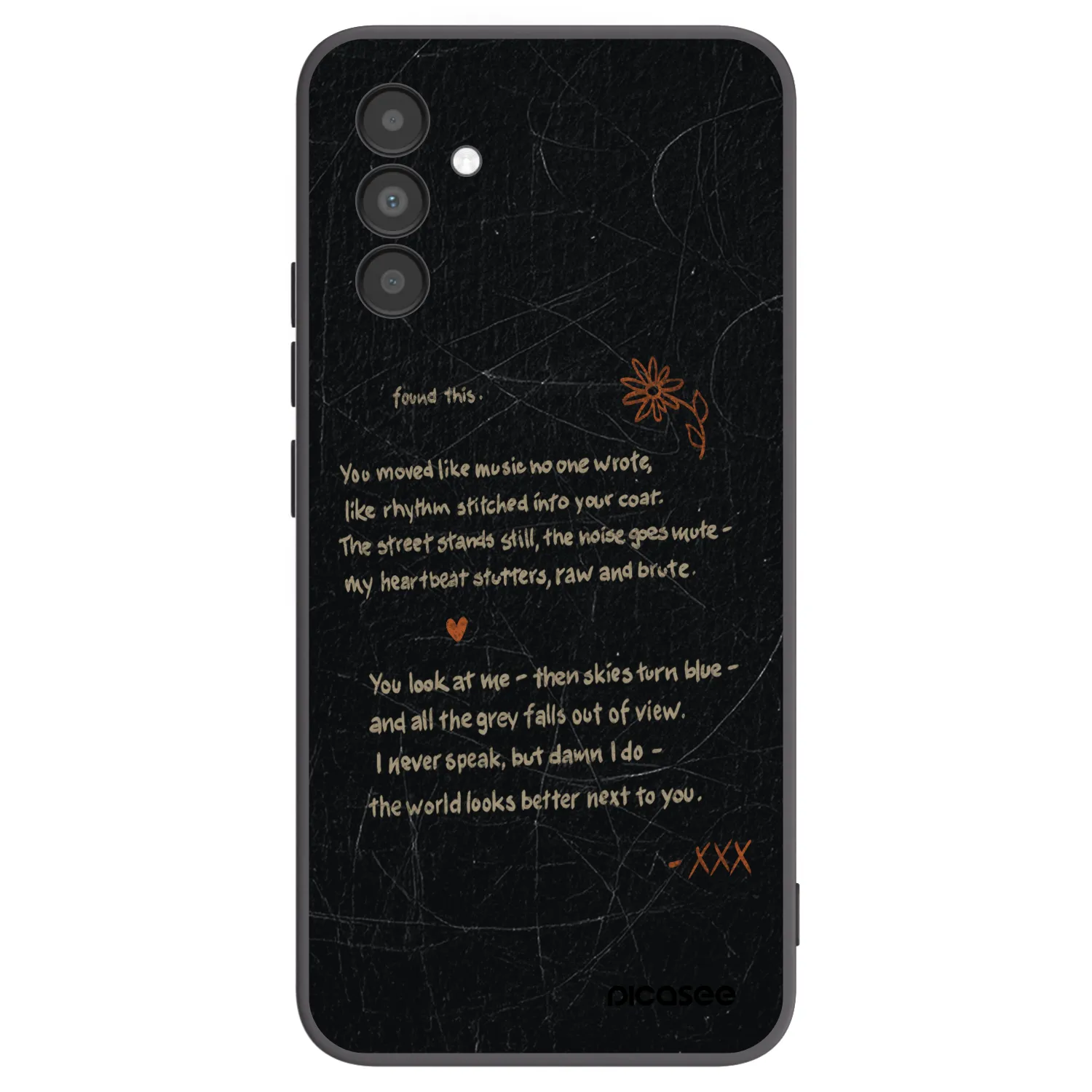 Picasee fekete szilikon tok az alábbi mobiltelefonokra Samsung Galaxy A04s A047F - POET
