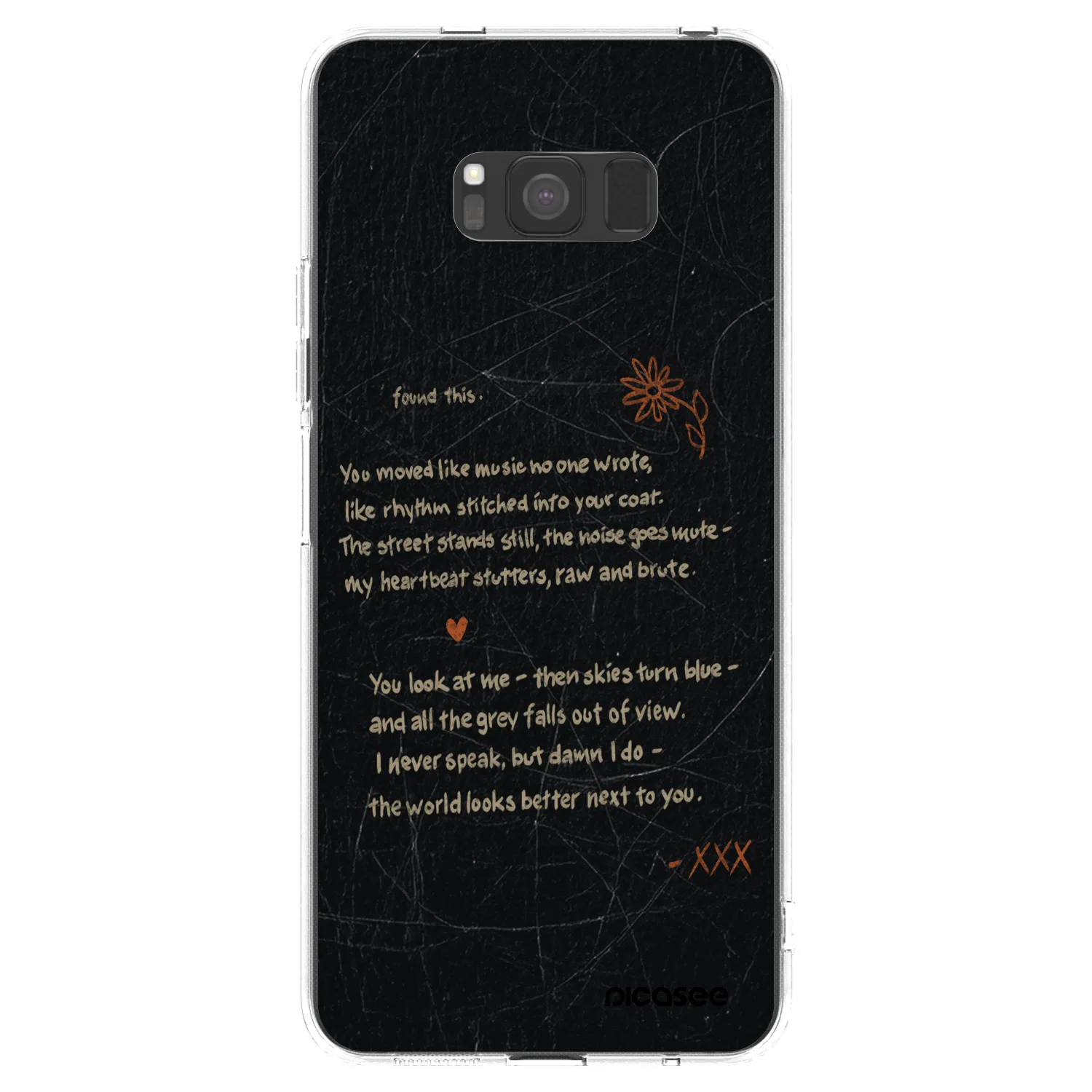 Picasee átlátszó szilikon tok az alábbi mobiltelefonokra Samsung Galaxy S8 G950F - POET