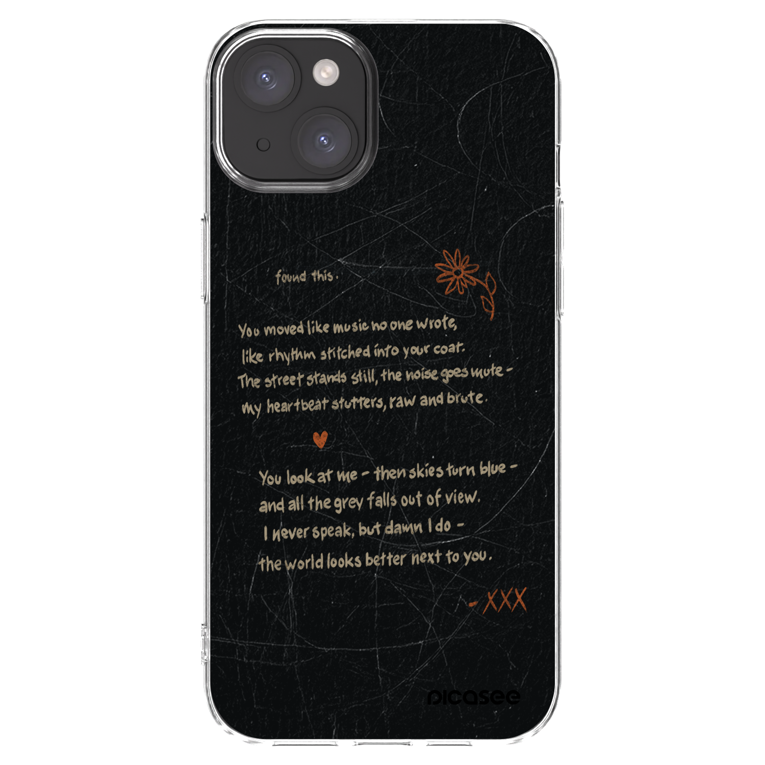 Picasee átlátszó szilikon tok az alábbi mobiltelefonokra Apple iPhone 15 Plus - POET