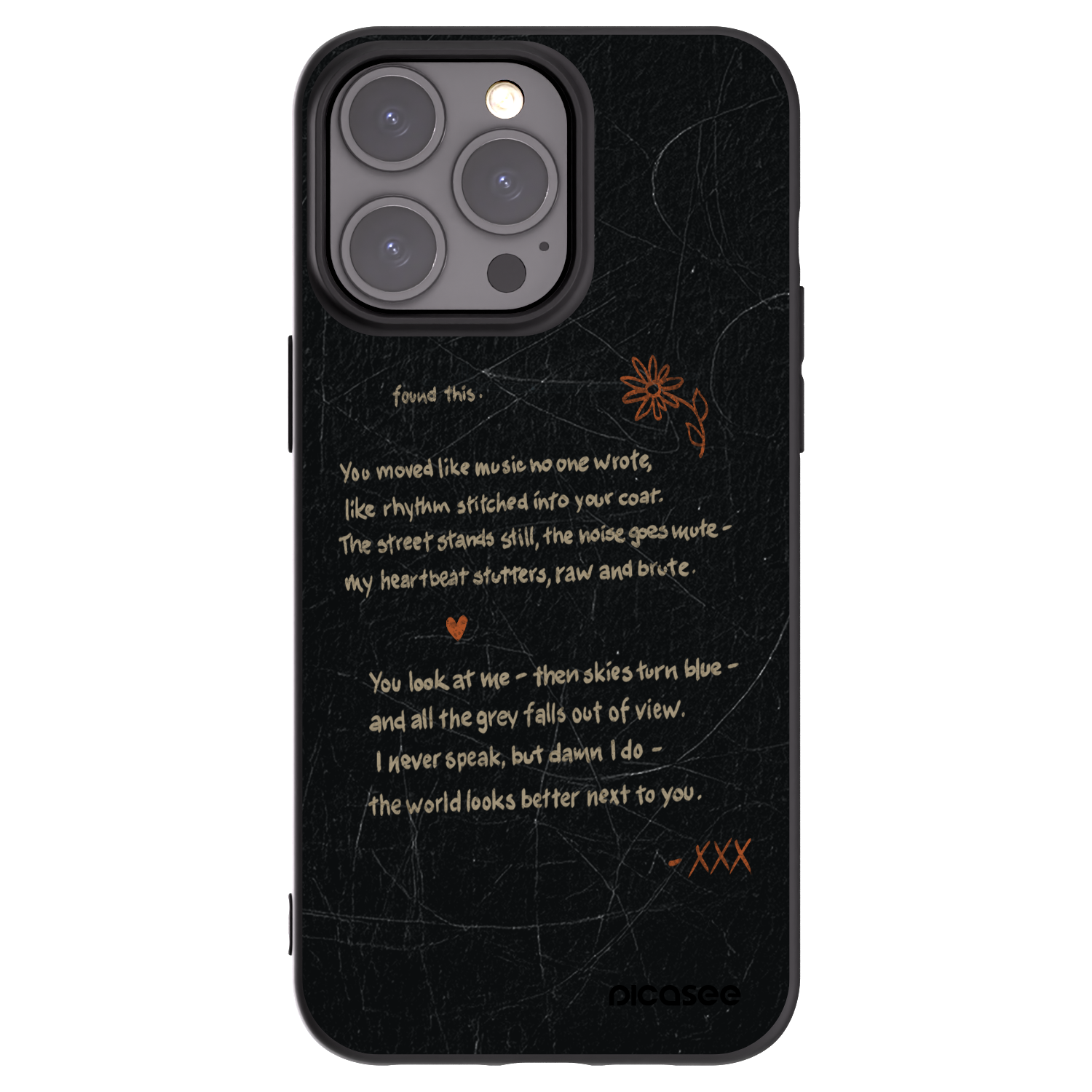 Picasee fekete szilikon tok az alábbi mobiltelefonokra Apple iPhone 15 Pro Max - POET