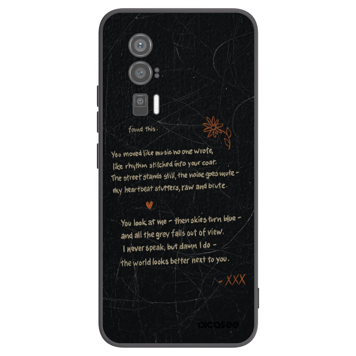 Picasee fekete szilikon tok az alábbi mobiltelefonokra Xiaomi Poco F5 Pro 5G - POET