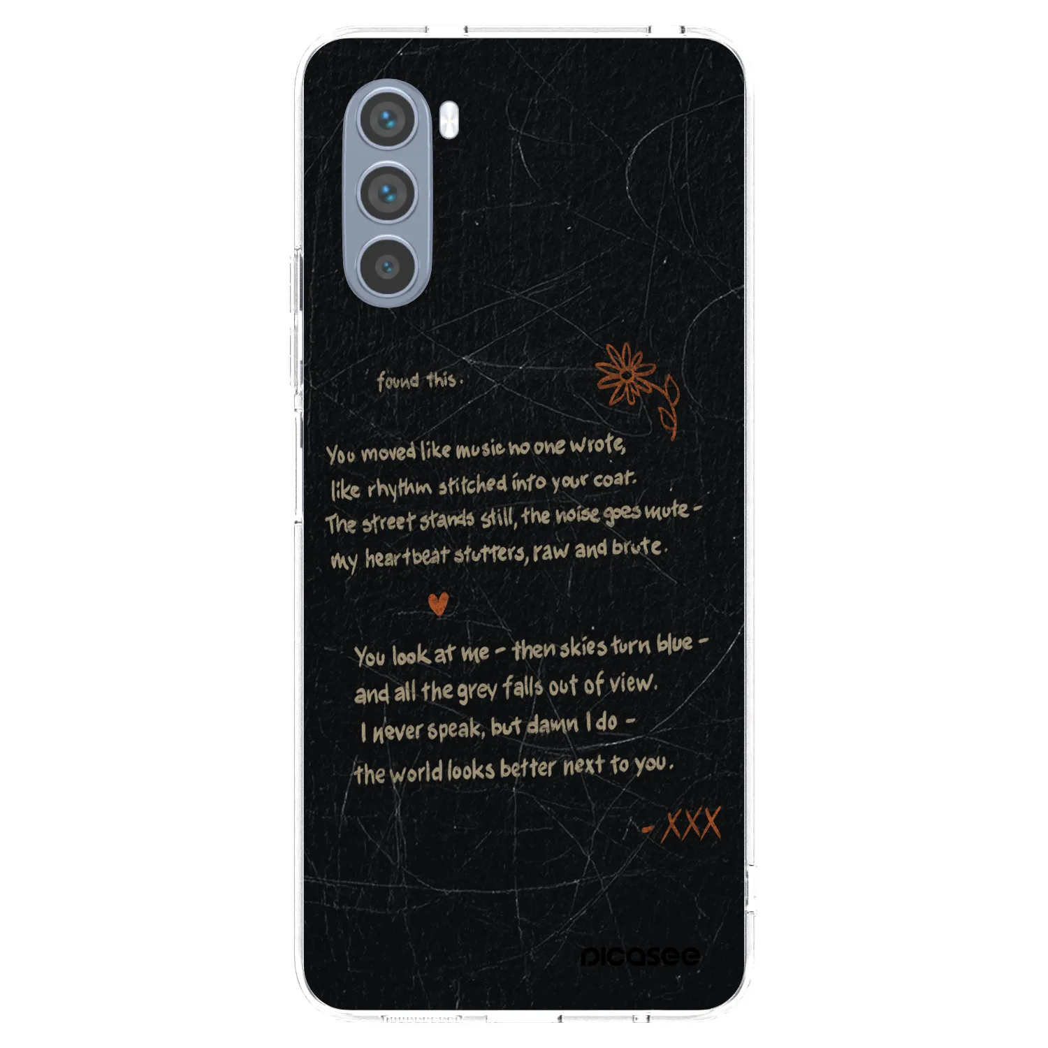 Picasee átlátszó szilikon tok az alábbi mobiltelefonokra Motorola Moto G62 - POET