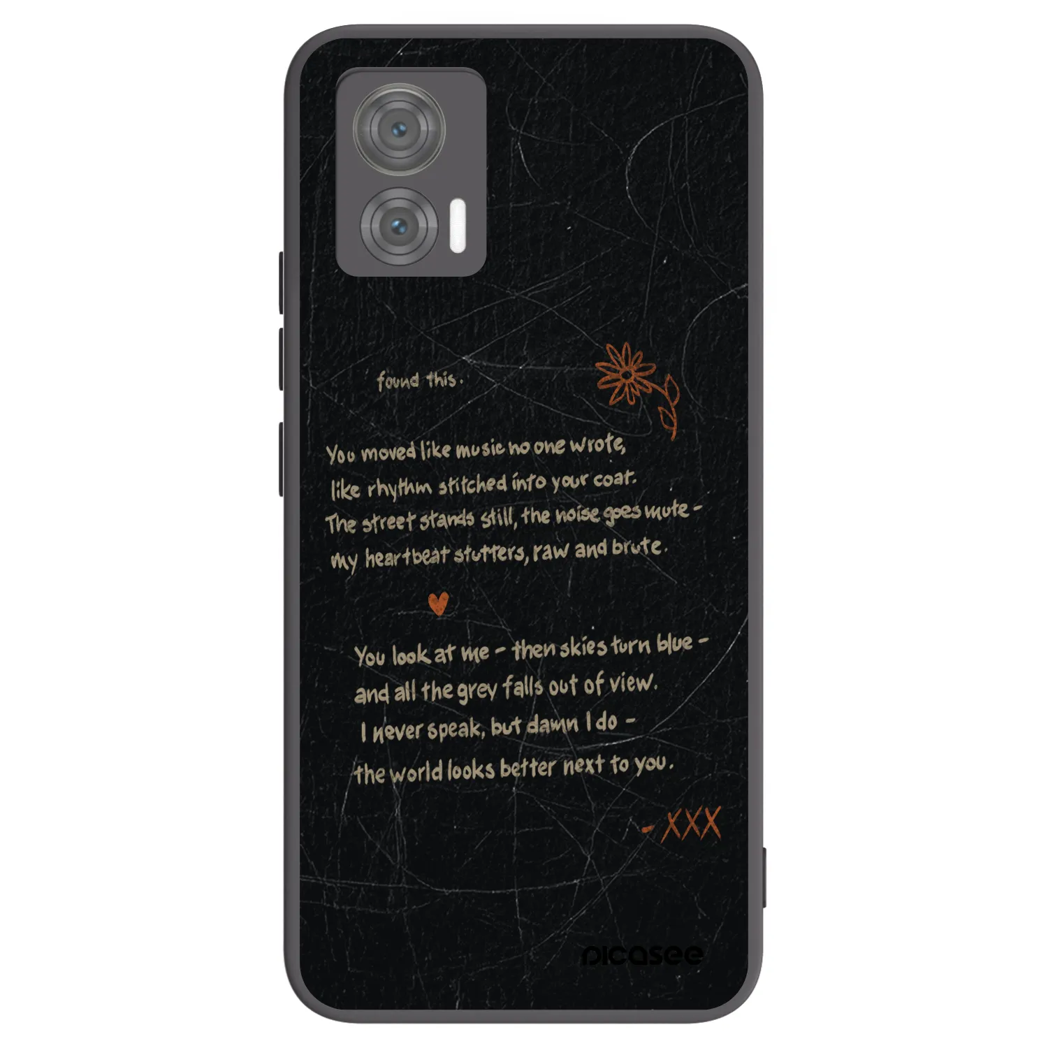 Picasee fekete szilikon tok az alábbi mobiltelefonokra Motorola Edge 30 Neo - POET