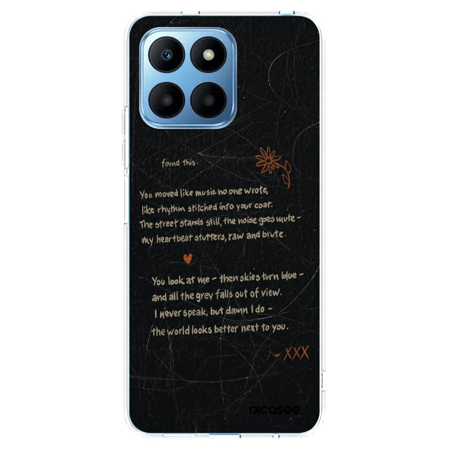 Picasee átlátszó szilikon tok az alábbi mobiltelefonokra Honor 70 Lite - POET