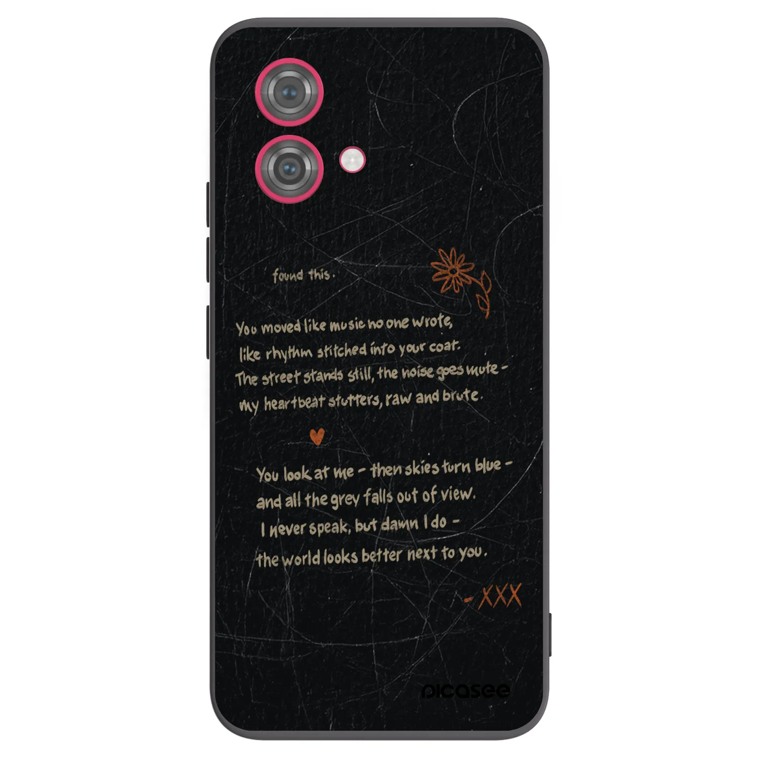 Picasee fekete szilikon tok az alábbi mobiltelefonokra Motorola Moto G84 5G - POET