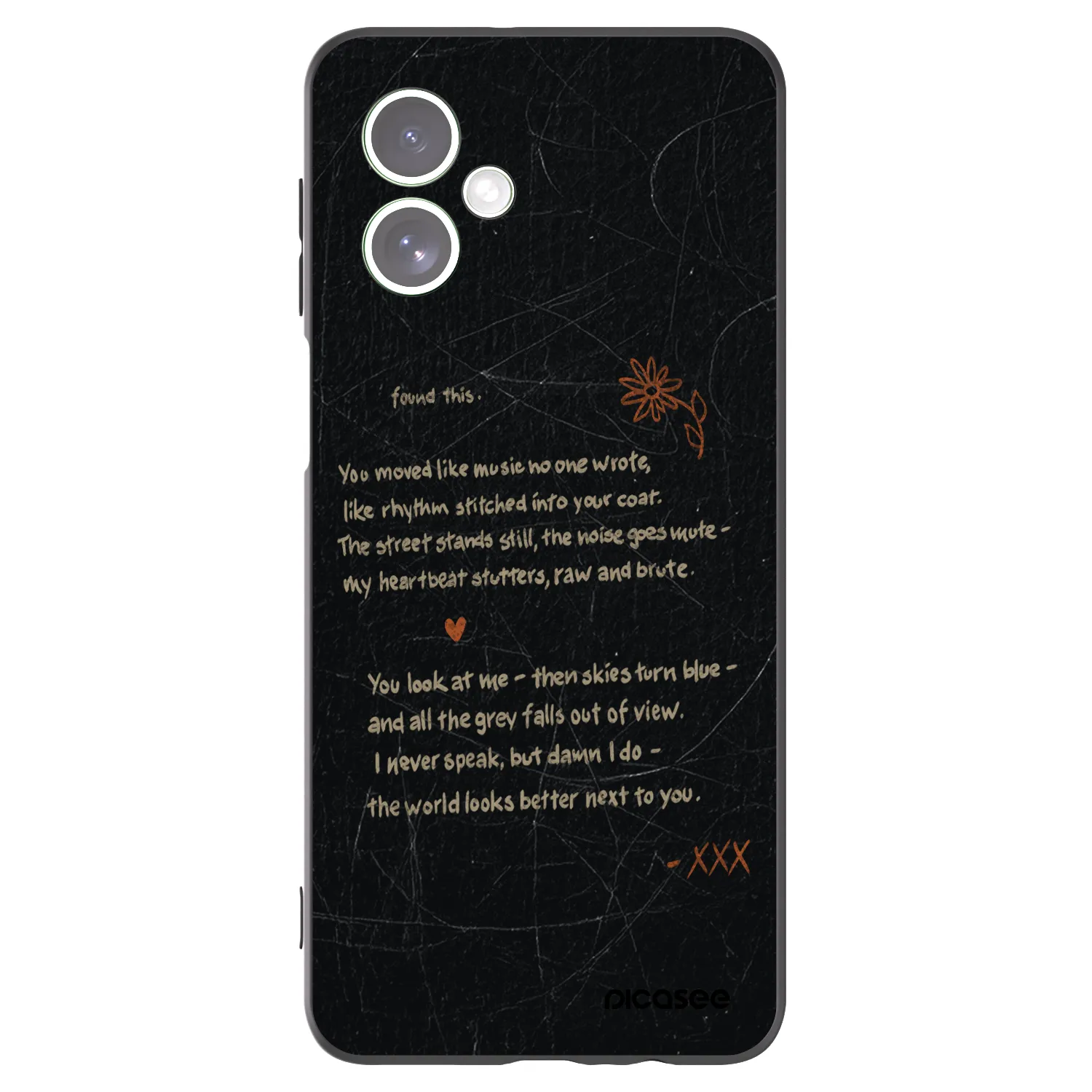 Picasee fekete szilikon tok az alábbi mobiltelefonokra Motorola Moto G54 5G - POET