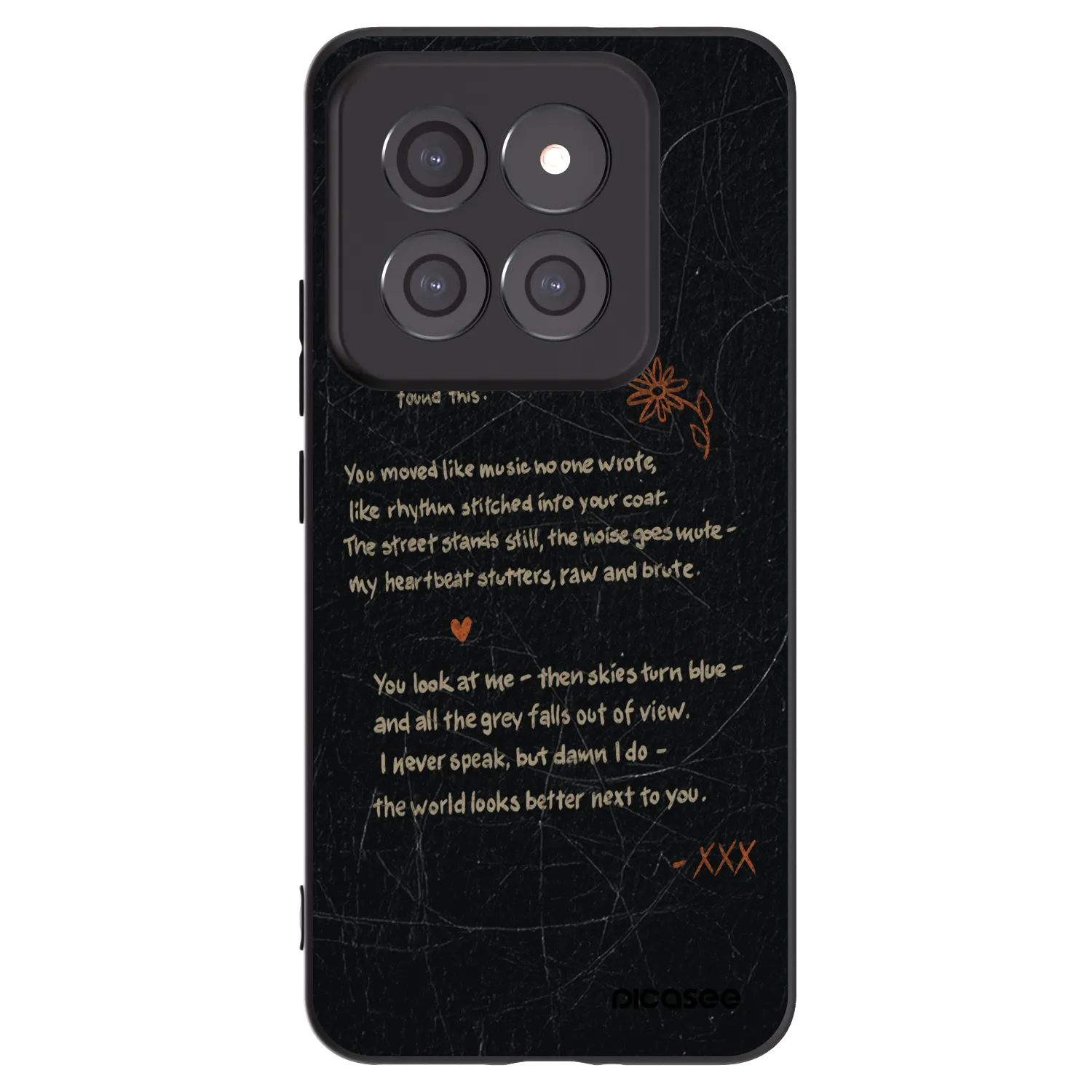 Picasee fekete szilikon tok az alábbi mobiltelefonokra Xiaomi 14 Pro - POET