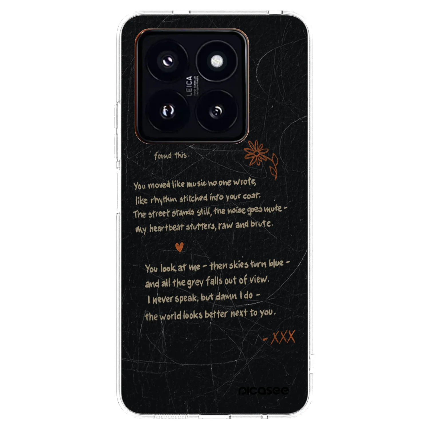 Picasee átlátszó szilikon tok az alábbi mobiltelefonokra Xiaomi 14 Pro - POET