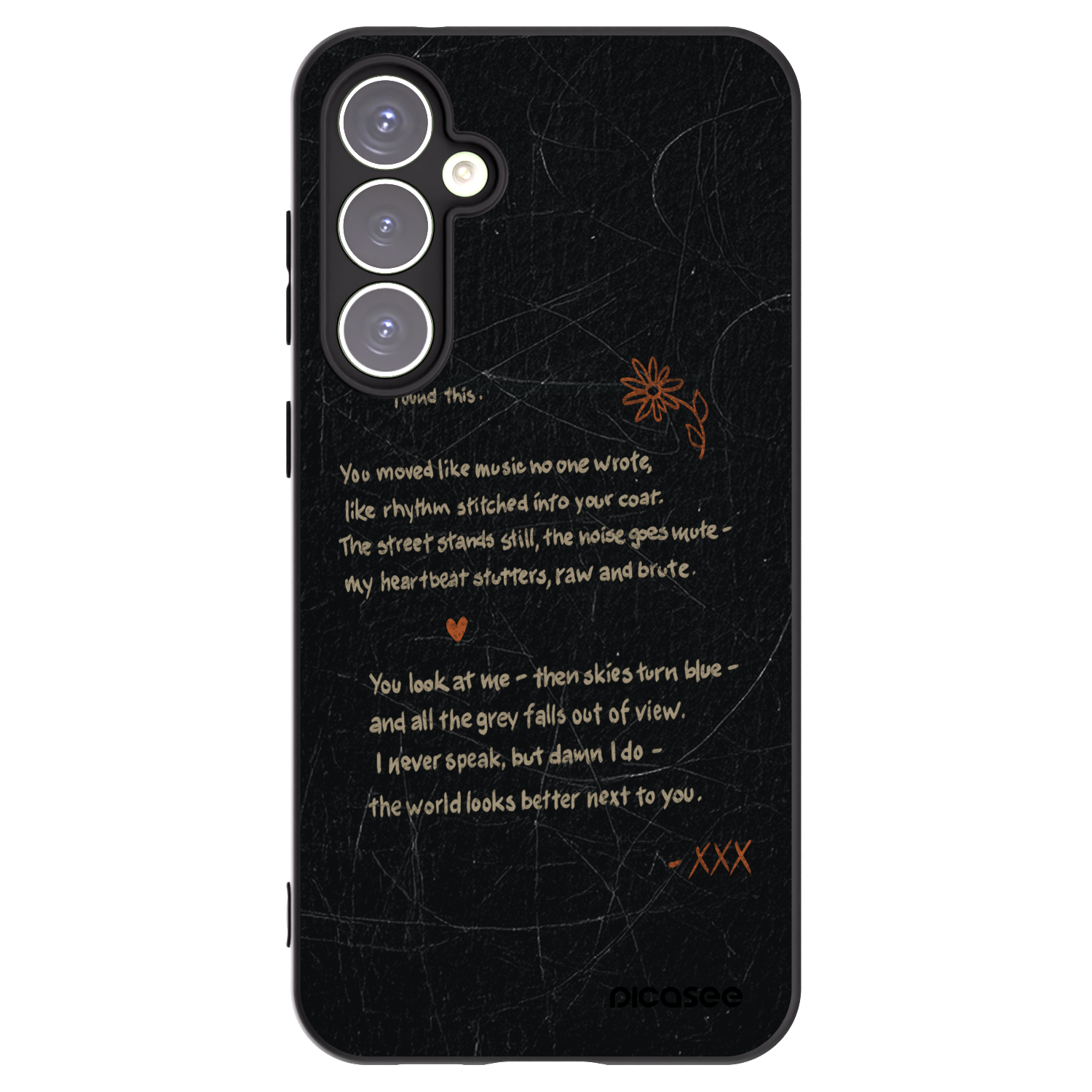 Picasee fekete szilikon tok az alábbi mobiltelefonokra Samsung Galaxy S23 FE S711B - POET