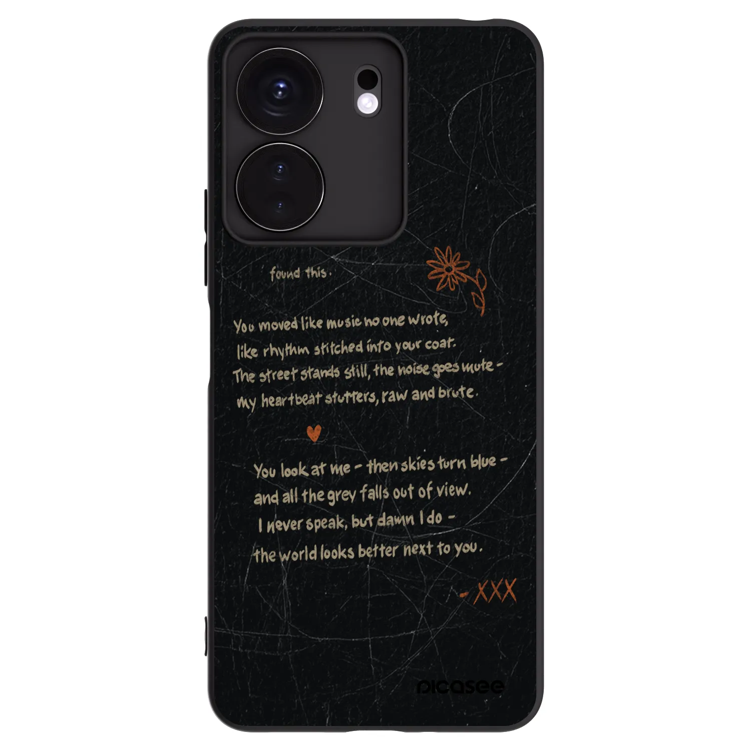 Picasee fekete szilikon tok az alábbi mobiltelefonokra Xiaomi Redmi 13C 4G - POET