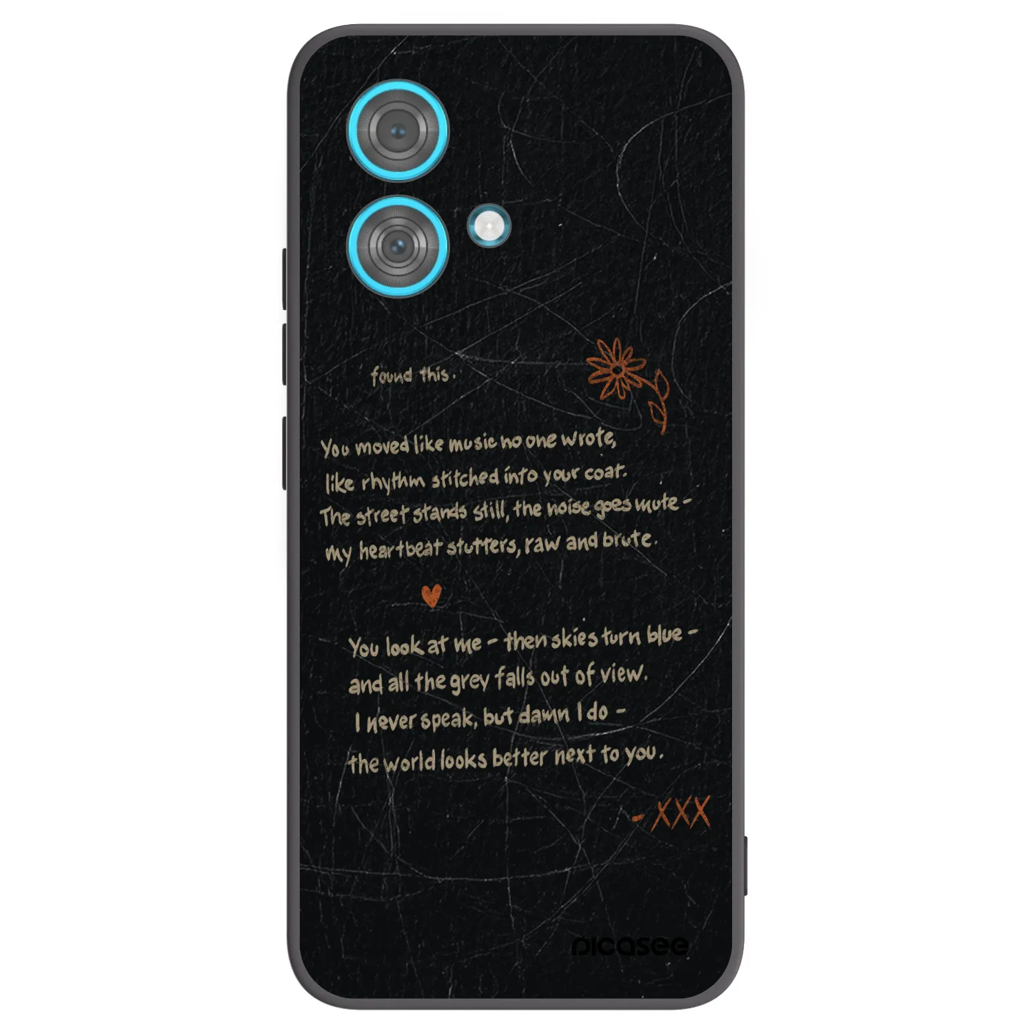 Picasee fekete szilikon tok az alábbi mobiltelefonokra Motorola Edge 40 Neo - POET