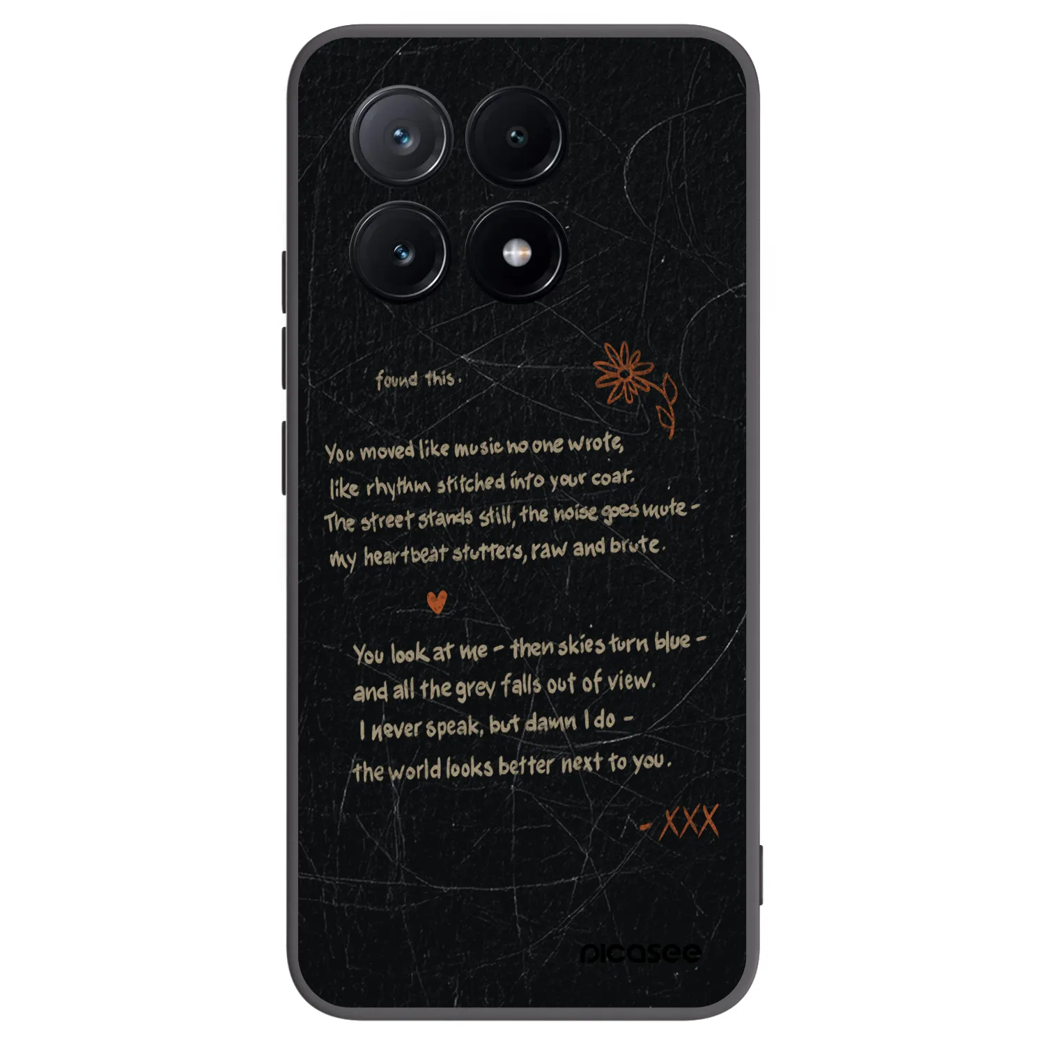 Picasee fekete szilikon tok az alábbi mobiltelefonokra Xiaomi Poco X6 Pro - POET