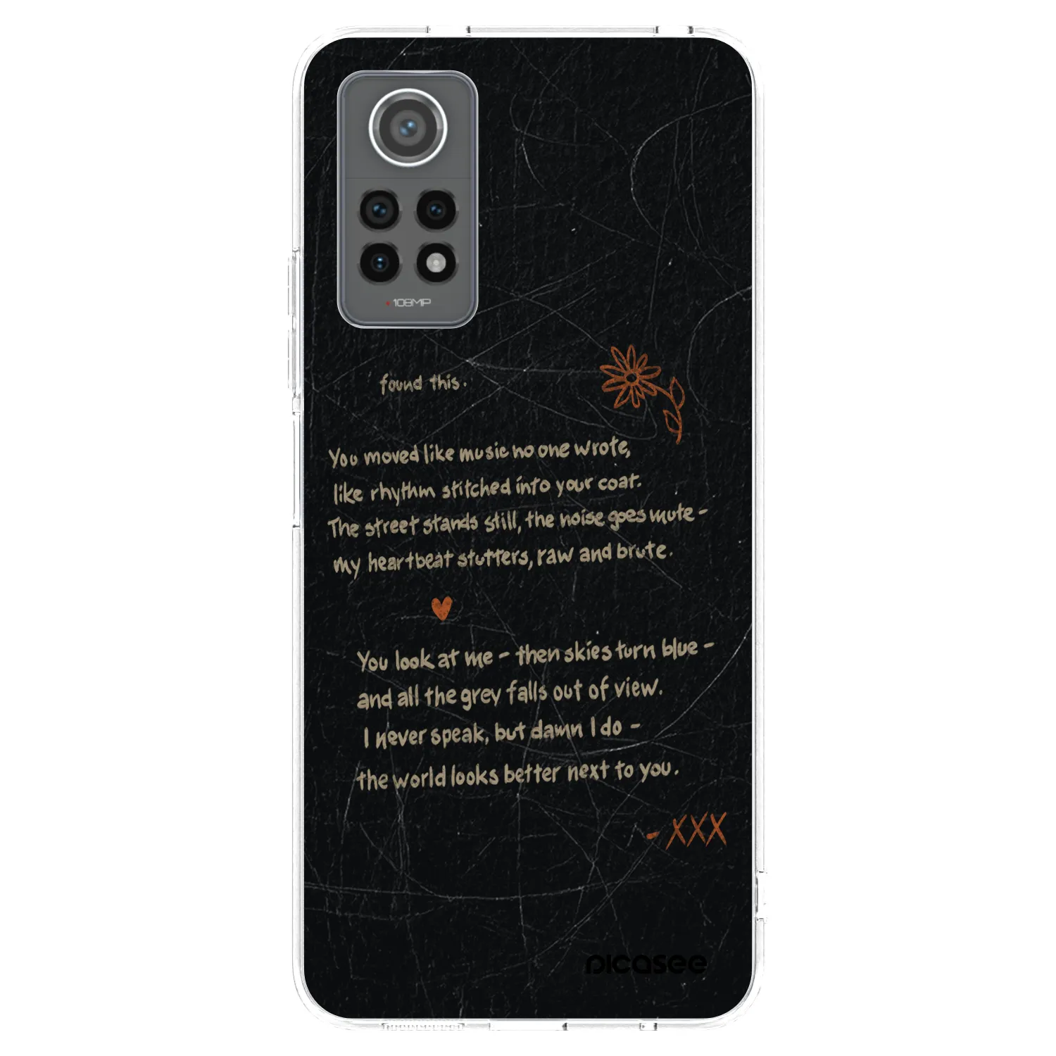Picasee átlátszó szilikon tok az alábbi mobiltelefonokra Xiaomi Redmi Note 12 Pro 4G - POET