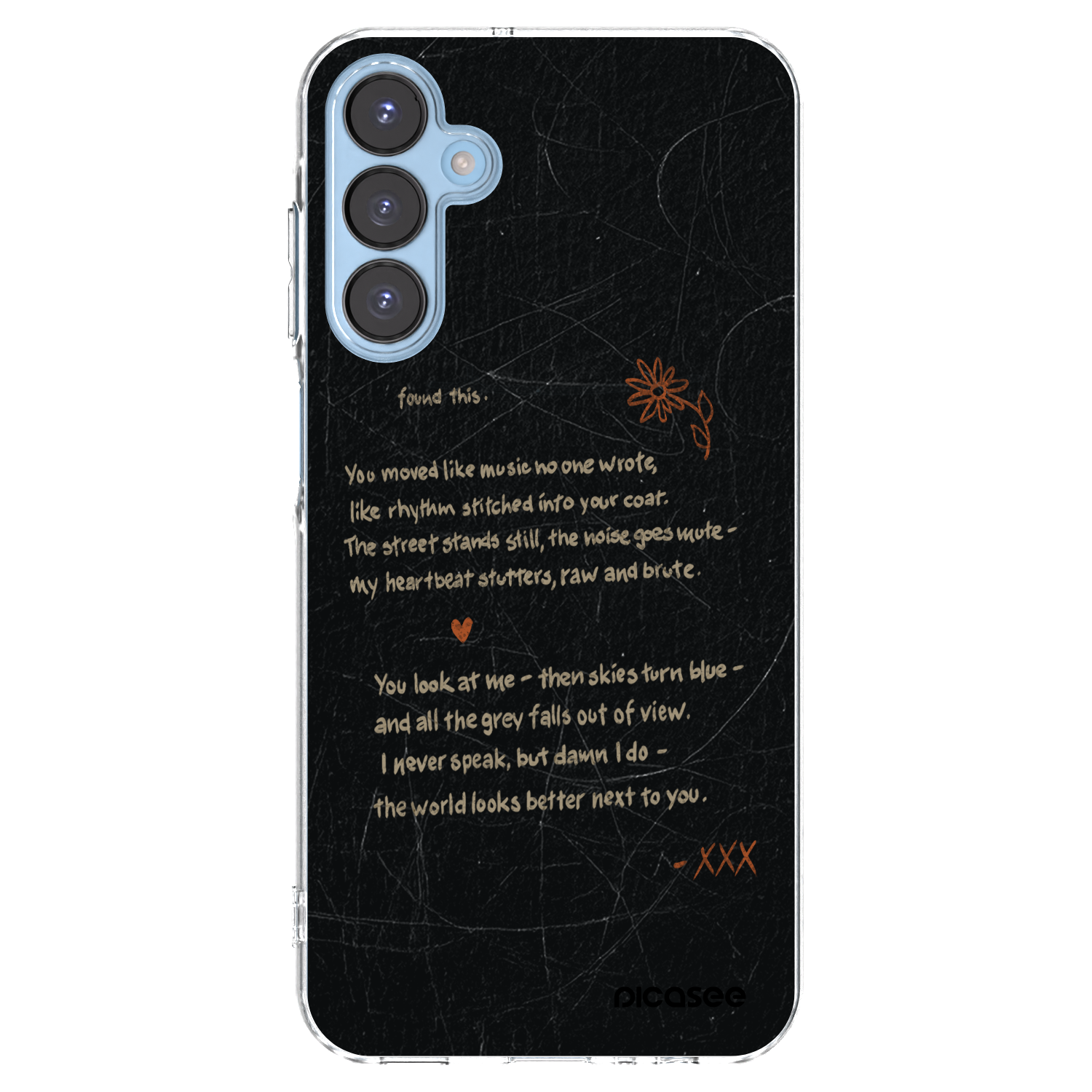 Picasee átlátszó szilikon tok az alábbi mobiltelefonokra Samsung Galaxy A15 A156B 5G - POET