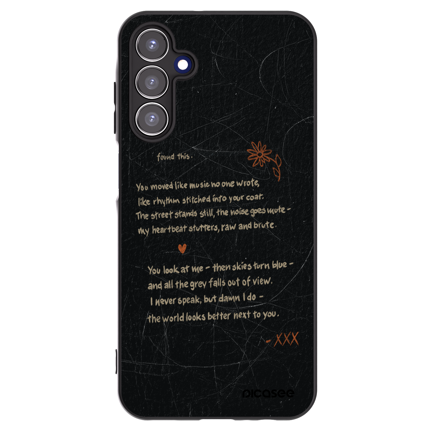 Picasee fekete szilikon tok az alábbi mobiltelefonokra Samsung Galaxy A15 A155F 4G - POET
