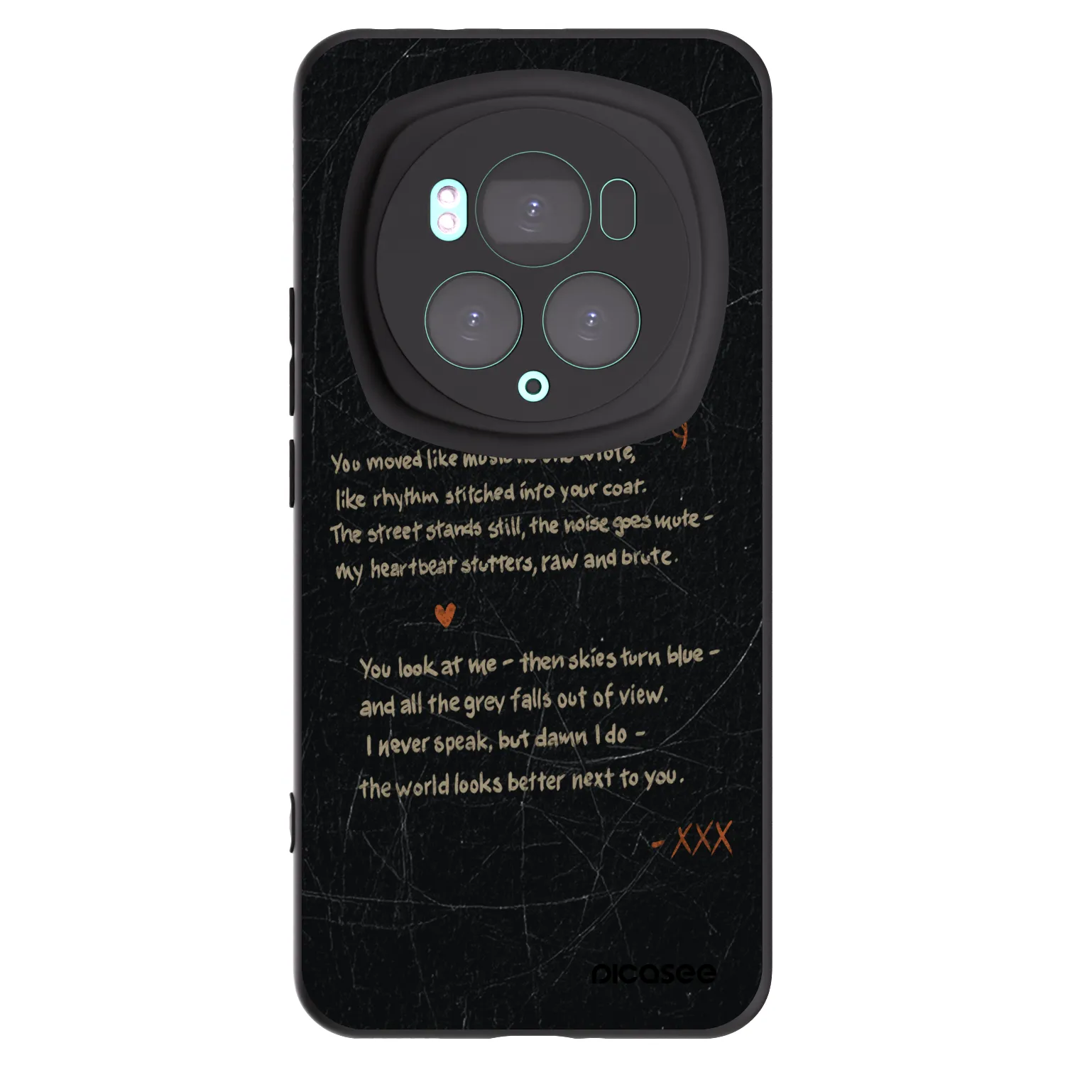 Picasee fekete szilikon tok az alábbi mobiltelefonokra Honor Magic6 Pro - POET