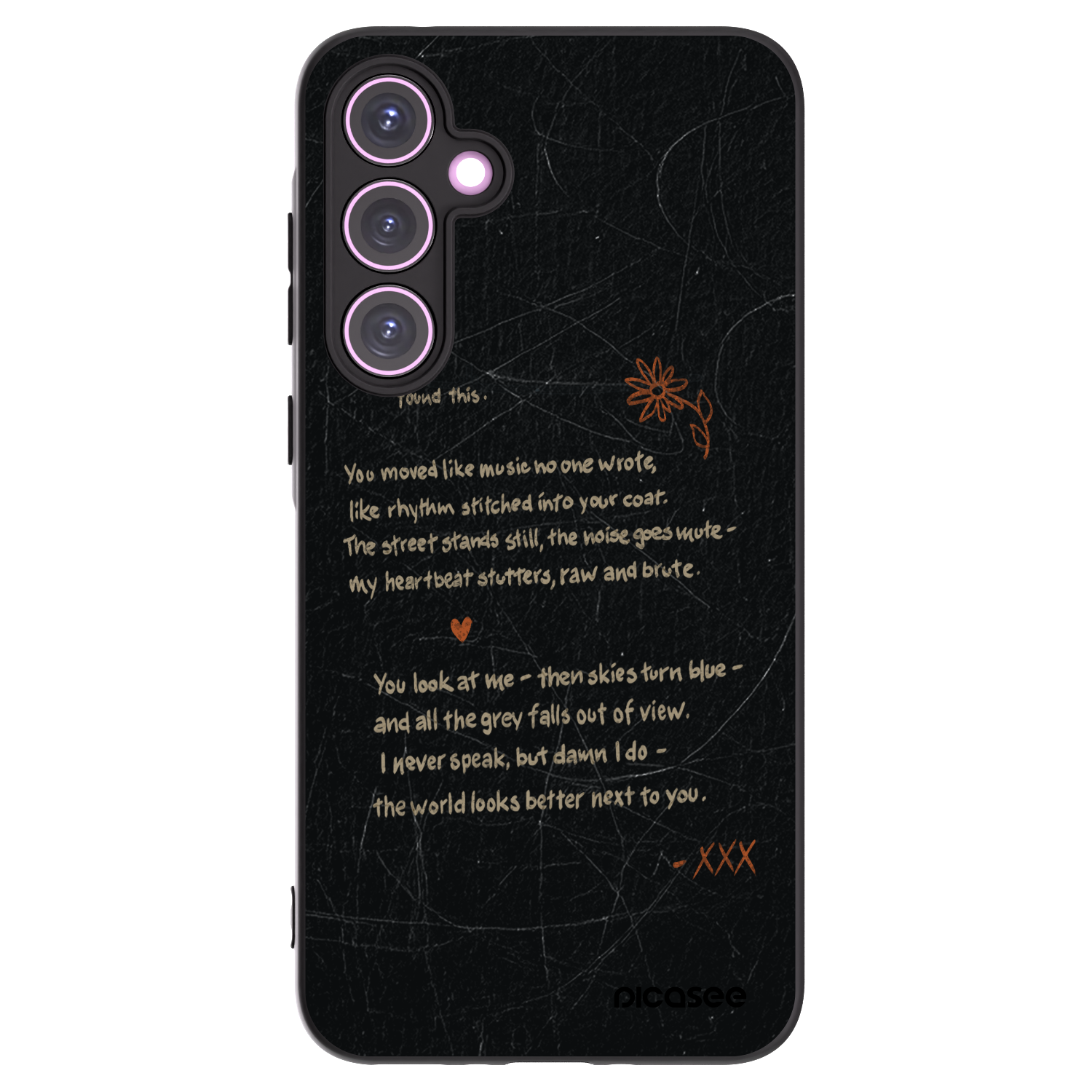 Picasee fekete szilikon tok az alábbi mobiltelefonokra Samsung Galaxy A35 5G A356B - POET