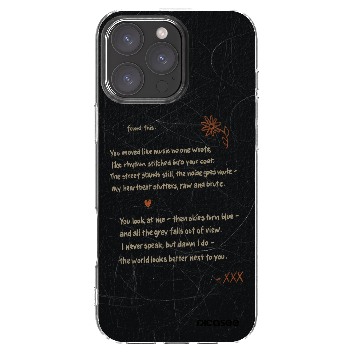 Picasee átlátszó szilikon tok az alábbi mobiltelefonokra Apple iPhone 16 Pro Max - POET