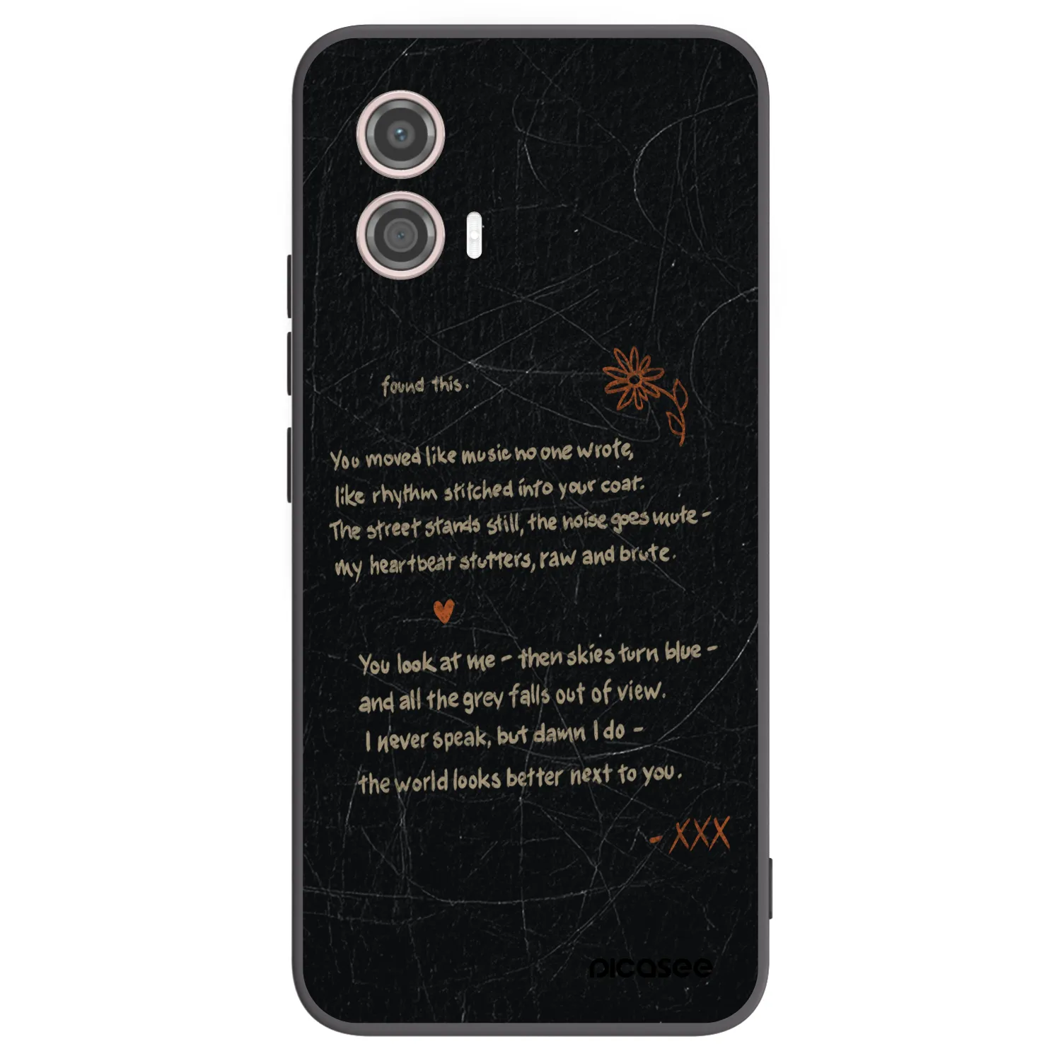 Picasee fekete szilikon tok az alábbi mobiltelefonokra Motorola Moto G53 5G - POET