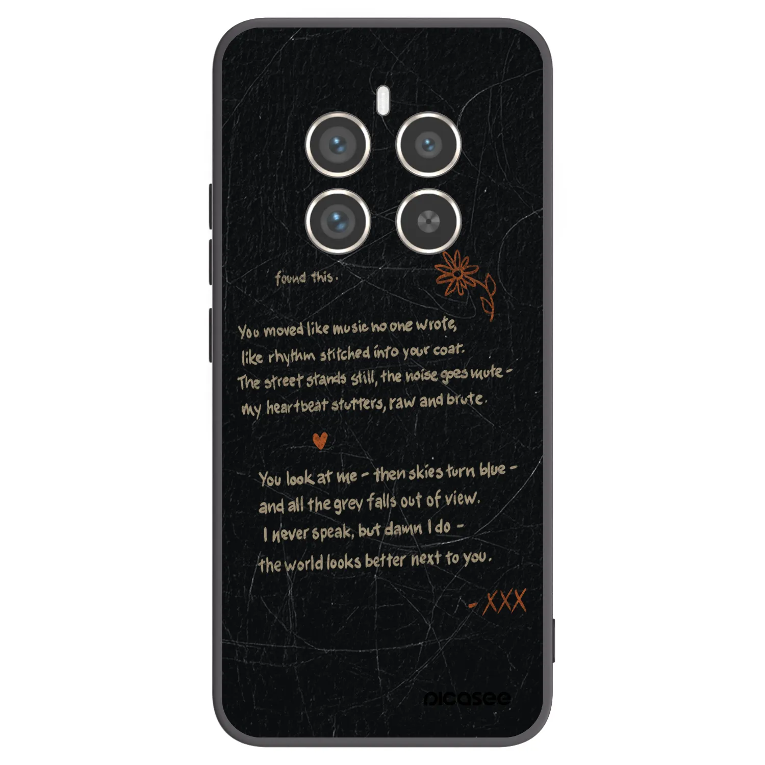 Picasee fekete szilikon tok az alábbi mobiltelefonokra Realme 12 Pro 5G - POET