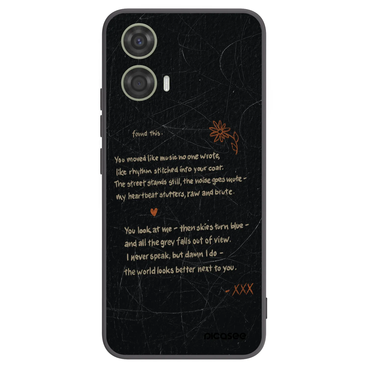 Picasee fekete szilikon tok az alábbi mobiltelefonokra Motorola Moto G24 - POET