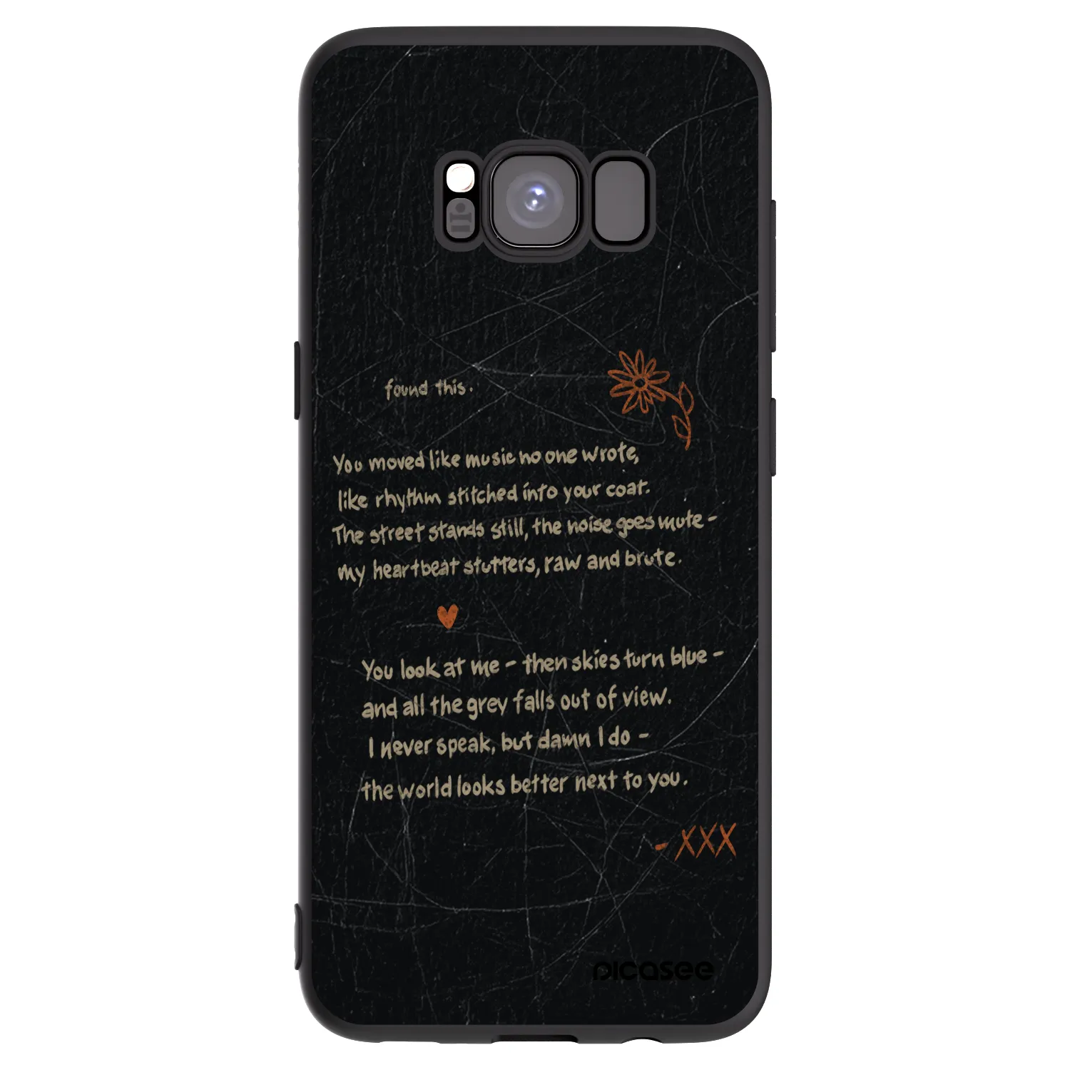 Picasee fekete szilikon tok az alábbi mobiltelefonokra Samsung Galaxy S8 G950F - POET