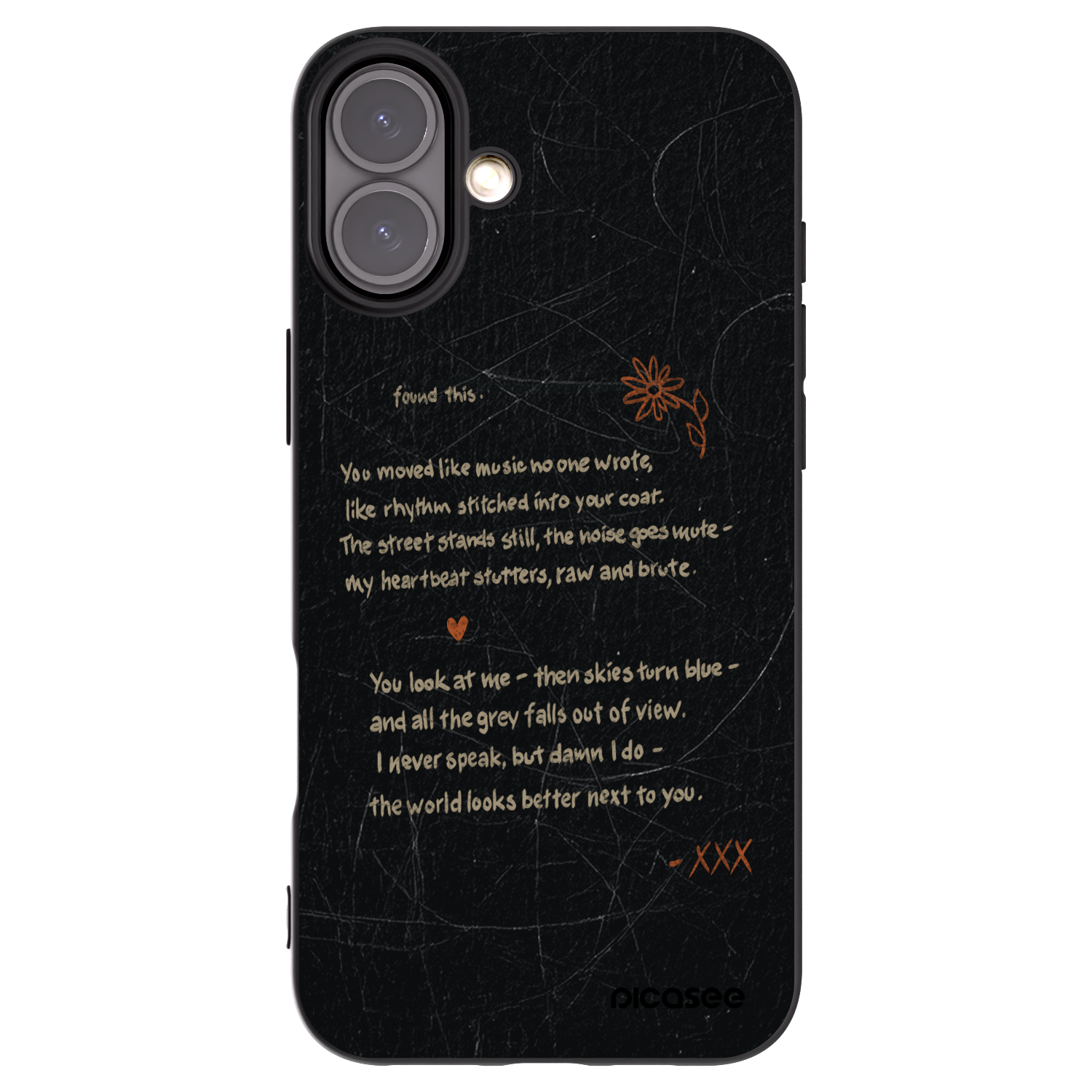 Picasee fekete szilikon tok az alábbi mobiltelefonokra Apple iPhone 16 Plus - POET