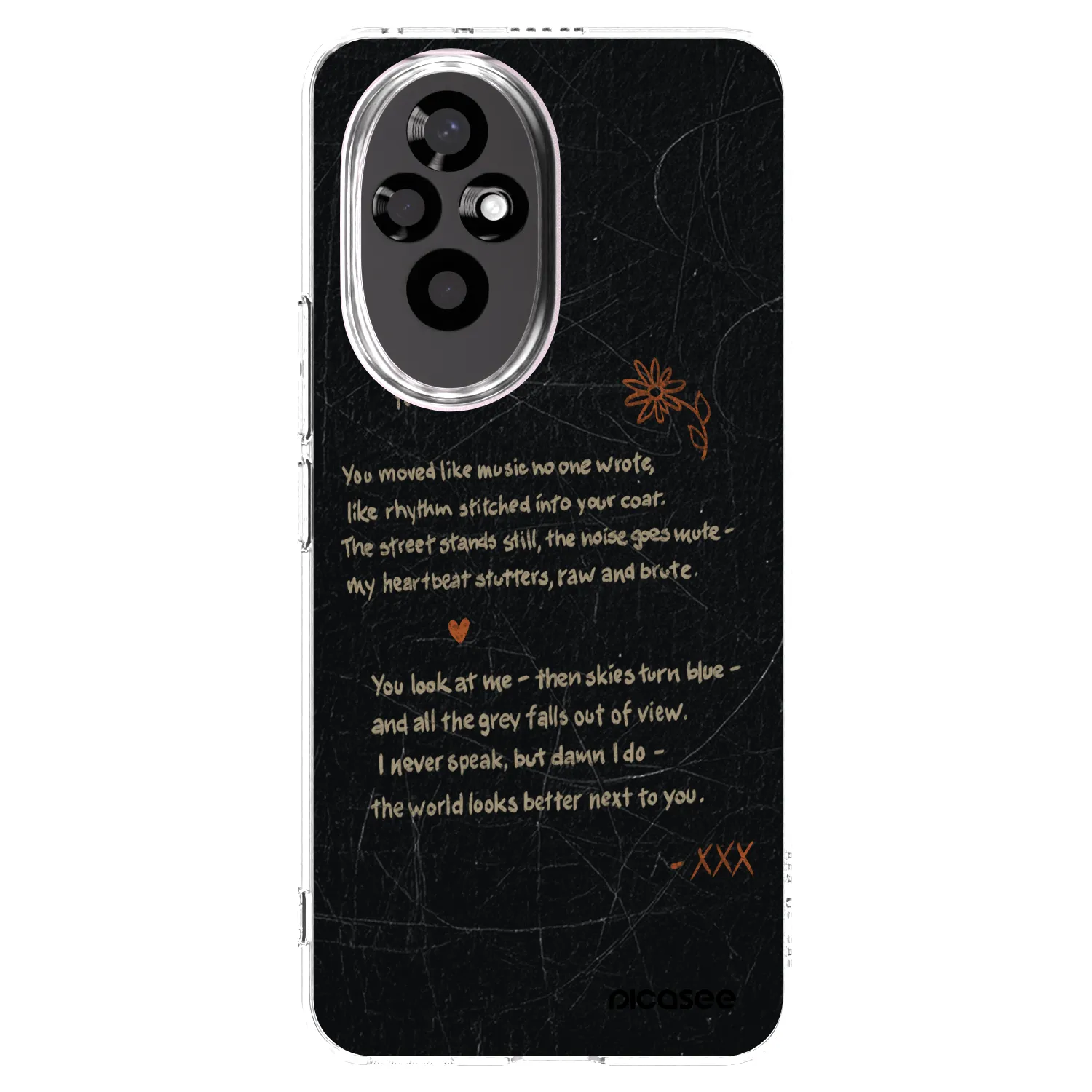 Picasee átlátszó szilikon tok az alábbi mobiltelefonokra Honor 200 Pro 5G - POET