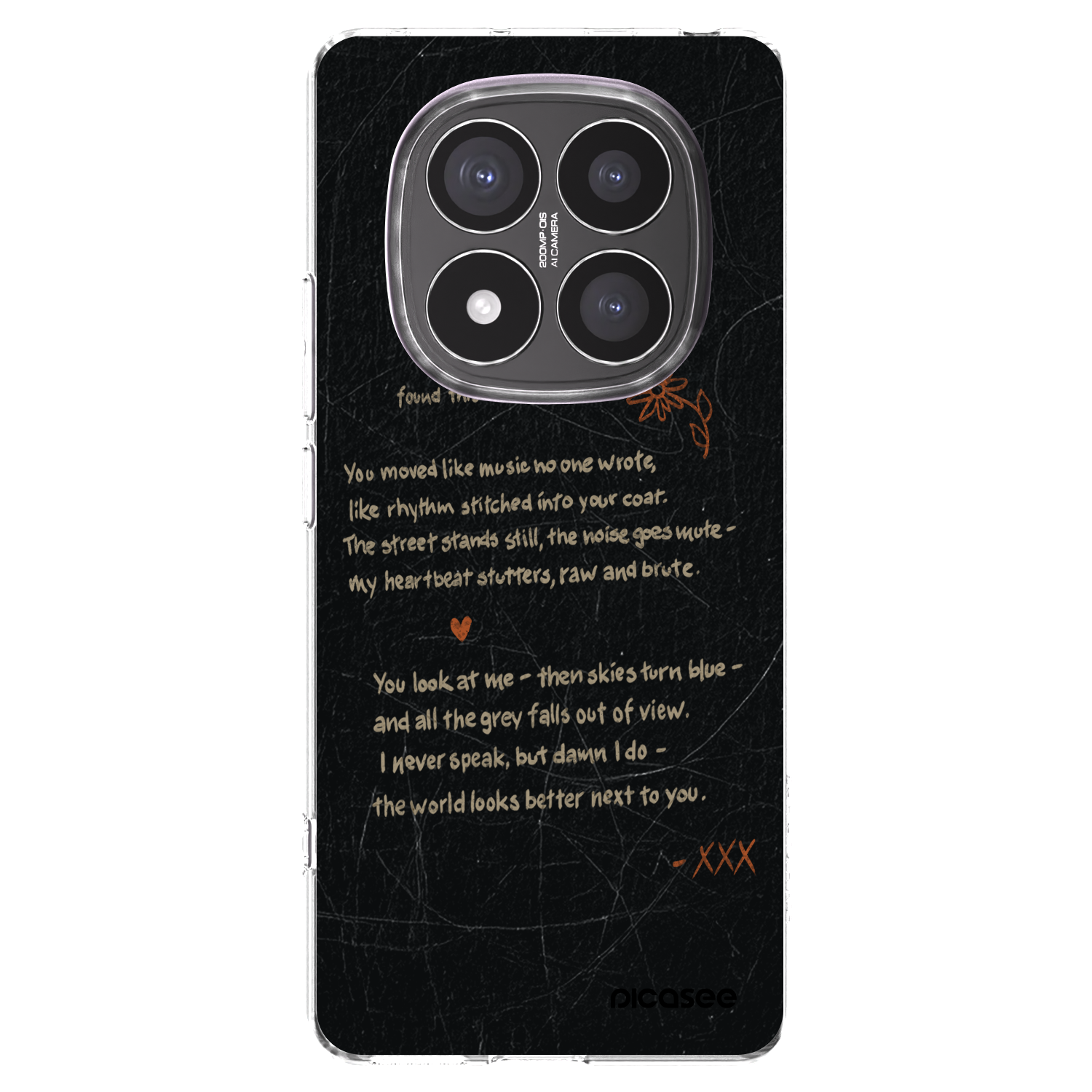 Picasee átlátszó szilikon tok az alábbi mobiltelefonokra Xiaomi Redmi Note 14 Pro+ 5G - POET