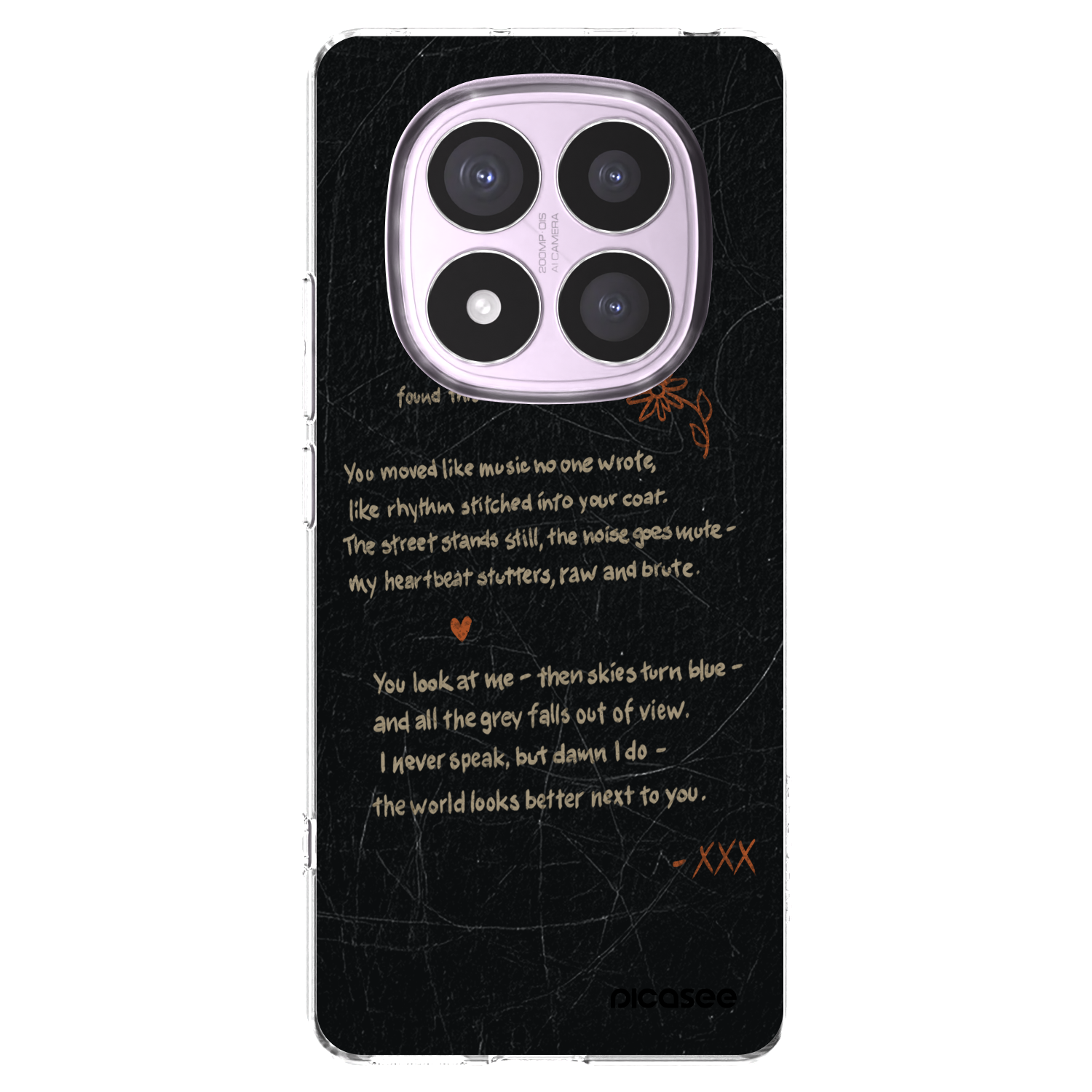 Picasee átlátszó szilikon tok az alábbi mobiltelefonokra Xiaomi Redmi Note 14 Pro 5G - POET