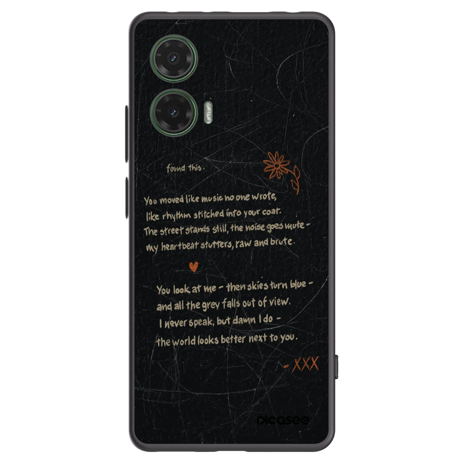 Picasee fekete szilikon tok az alábbi mobiltelefonokra Motorola Moto G35 5G - POET