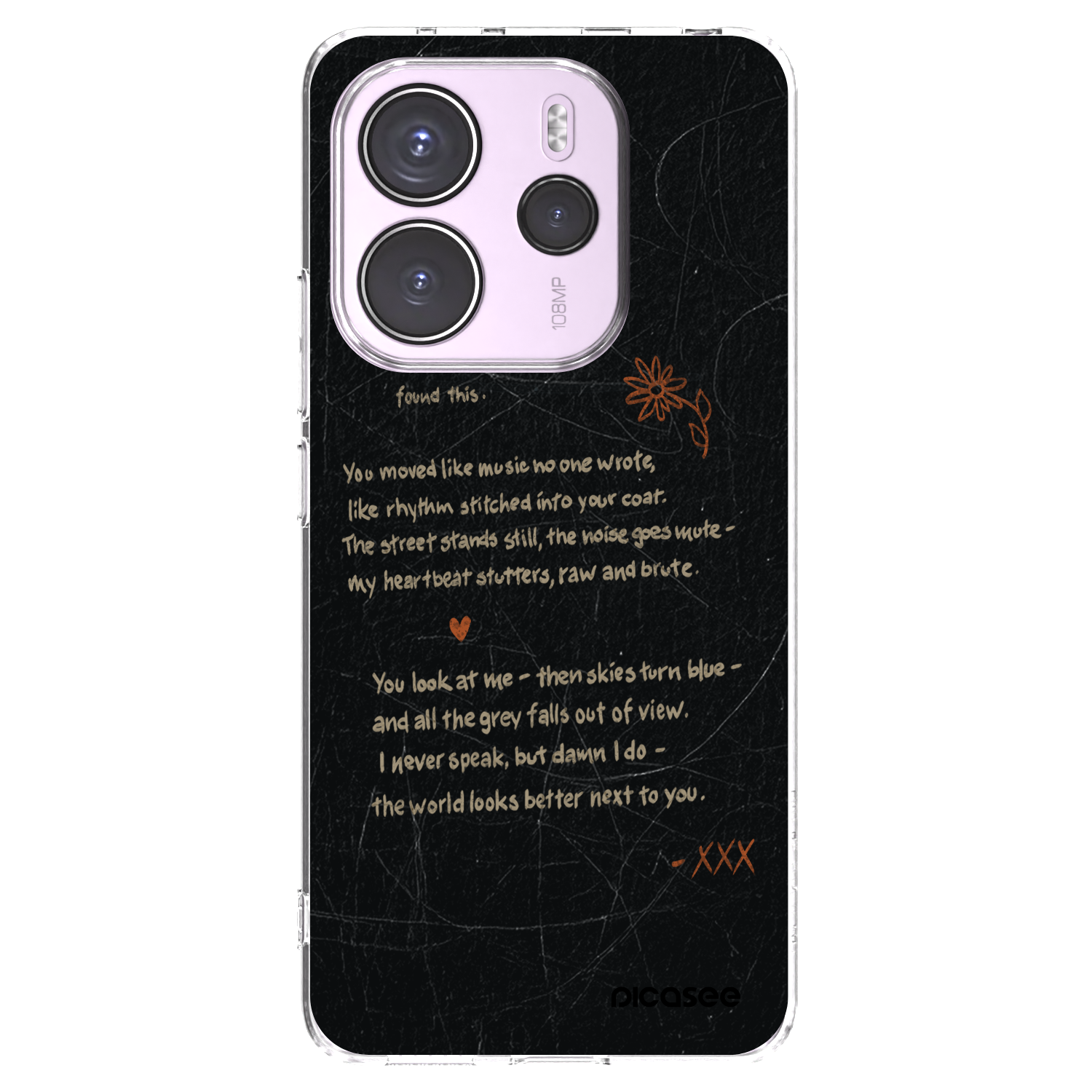 Picasee átlátszó szilikon tok az alábbi mobiltelefonokra Xiaomi Redmi Note 14 4G - POET