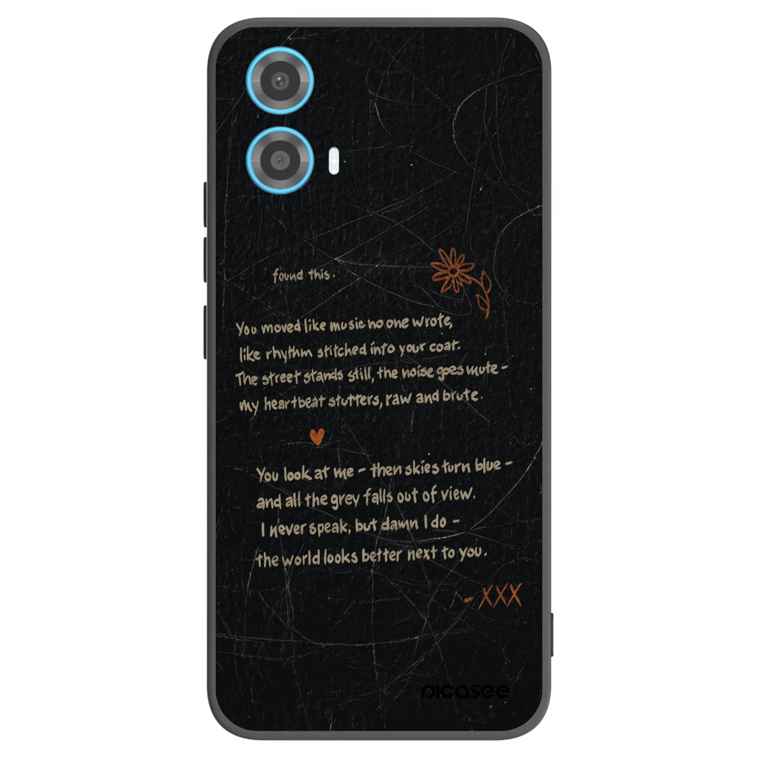 Picasee fekete szilikon tok az alábbi mobiltelefonokra Motorola Moto G34 5G - POET