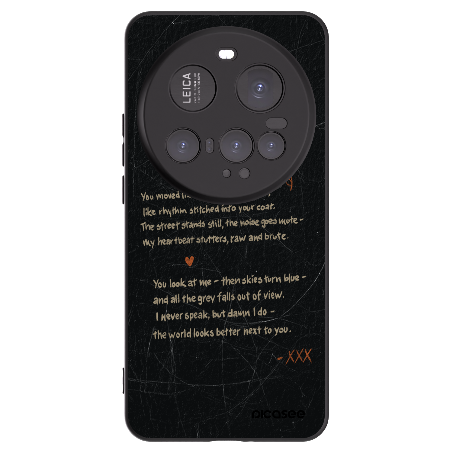 Picasee fekete szilikon tok az alábbi mobiltelefonokra Xiaomi 15 Ultra - POET